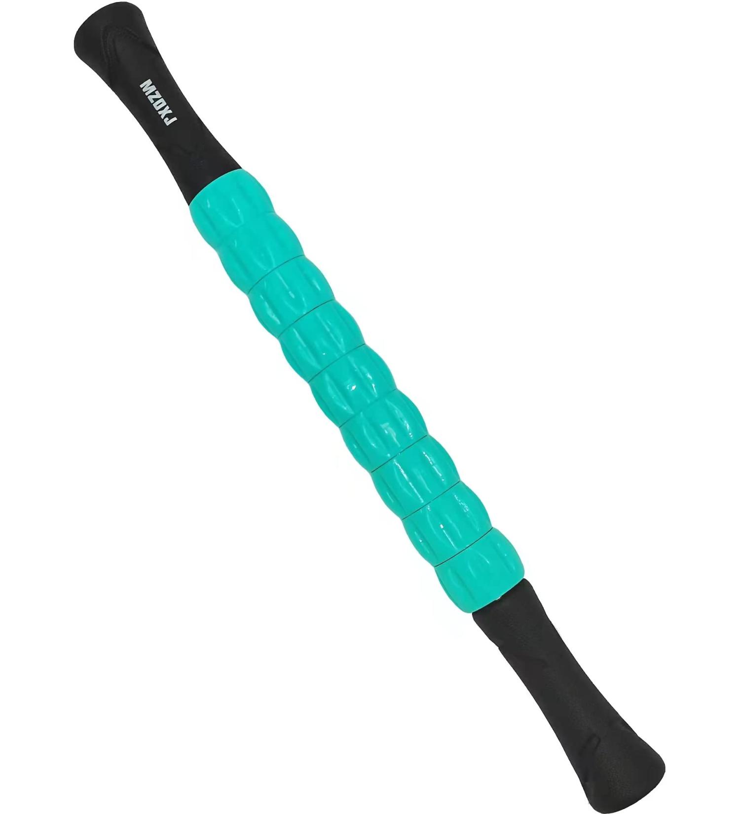Premium Muscle Roller Stick for Athletes - Relieve Sore Muscles & Tension | Black/Blue Massage Roller for Legs Arms & Back - Buy Online on GoSupps.com