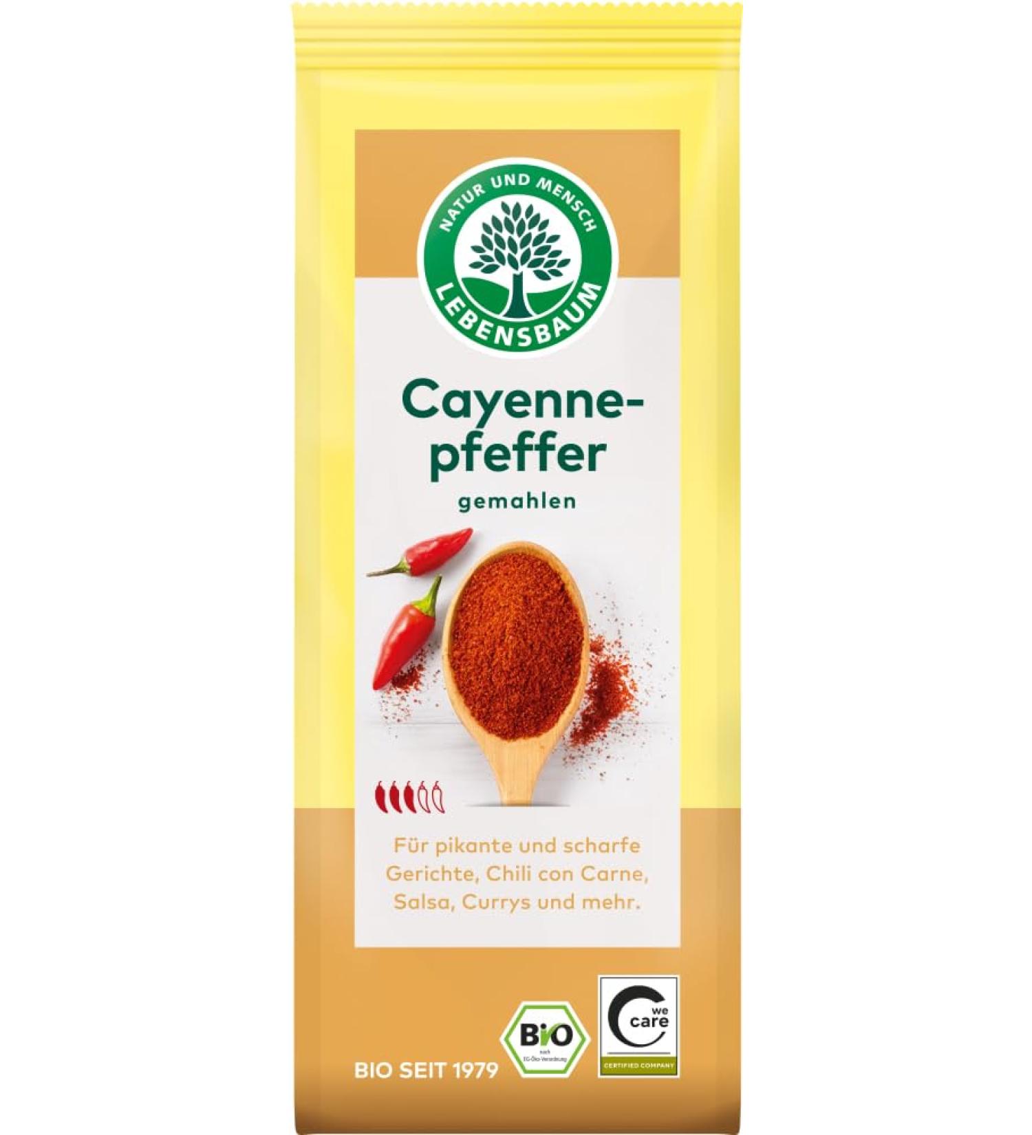 Lebensbaum Lebensbaum Ground organic cayenne pepper (6 x 50g)