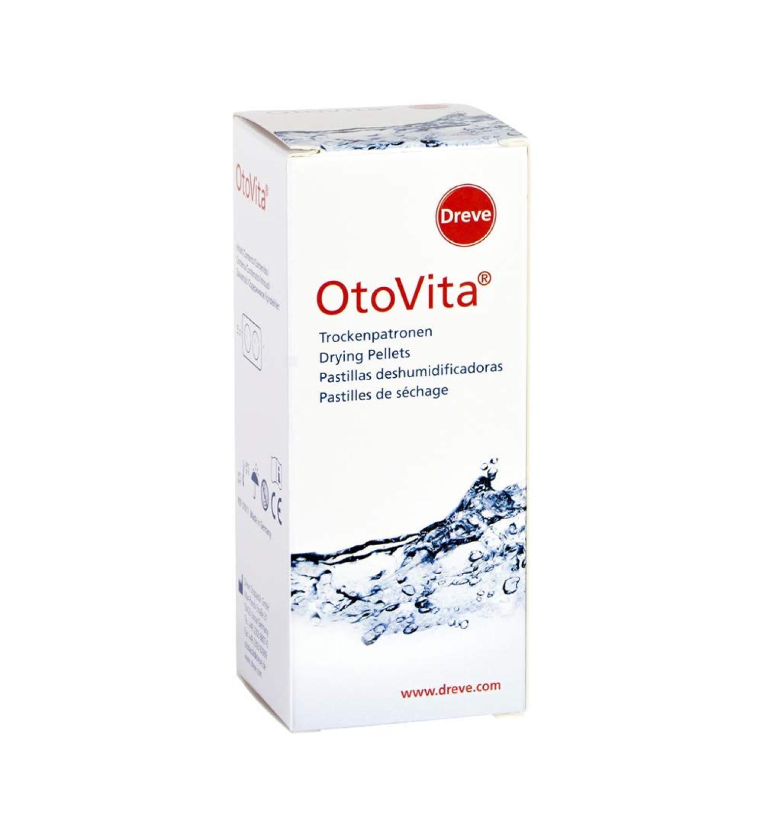 6 pieces OtoVita drying cartridges for earmolds and hearing systems