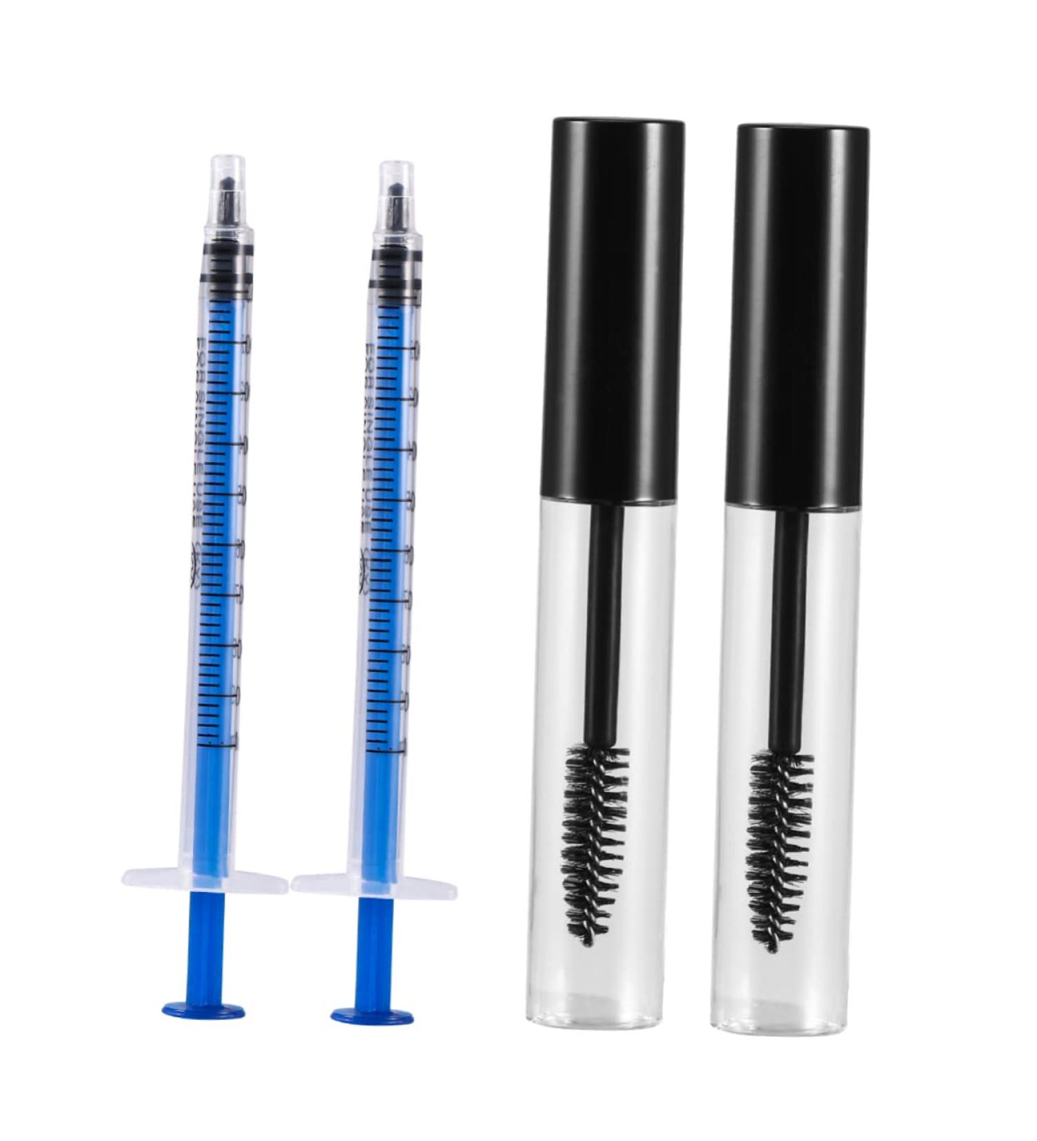 Mikinona 12pcs Mascara Tube Dispensing Tool Eyelash Vials Bottle Liquid Containers oil Bottle Plastic - Buy Online on GoSupps.com