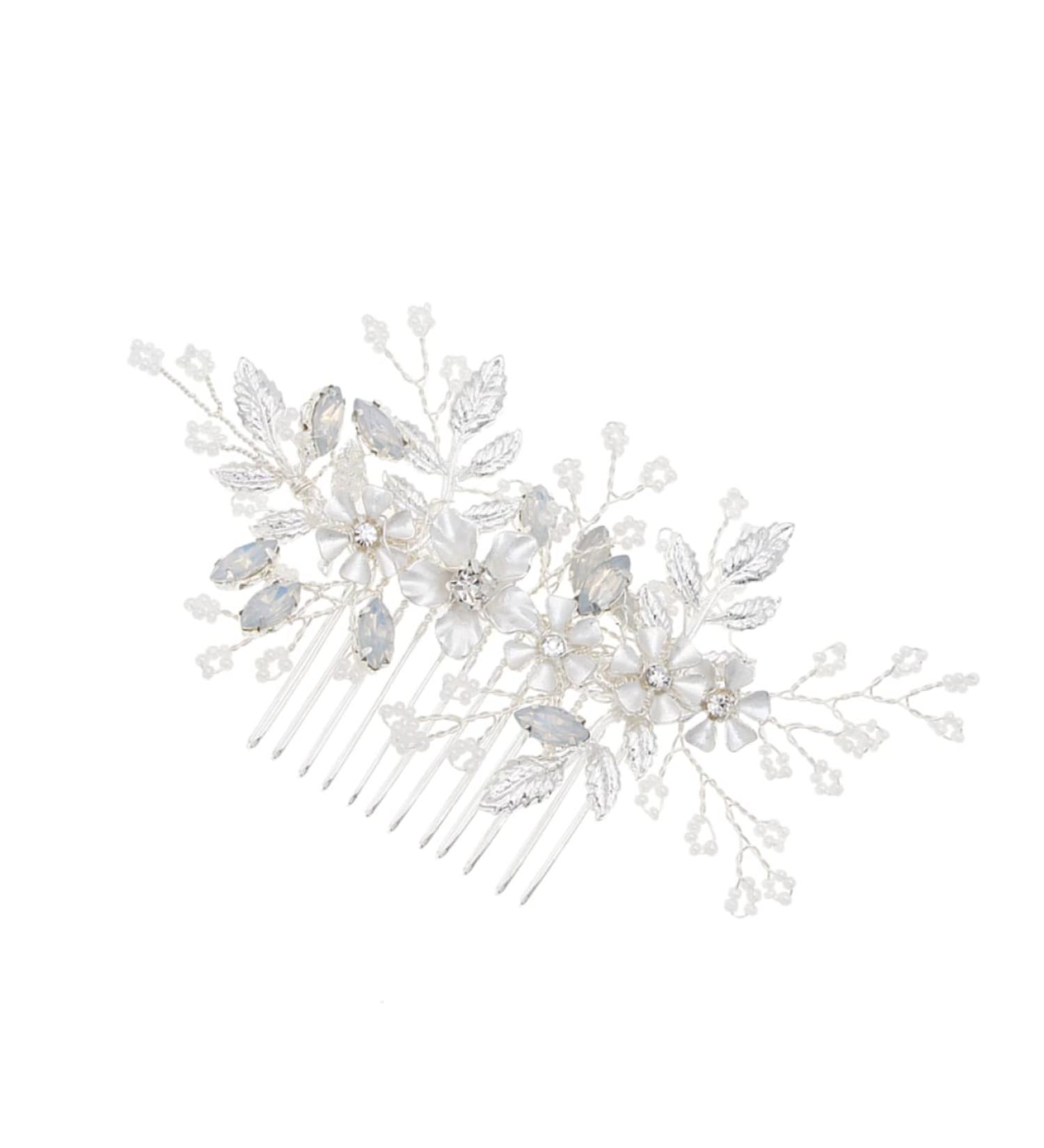 POPETPOP Bridal Hair Comb Wedding Hair Accessories Pearl Hair Accessories Rhinestone Headpiece Rhinestone Hair Comb Crystal Hair Comb Rhinestones Headgear Grab The Drill Bridesmaid - Buy Online on GoSupps.com