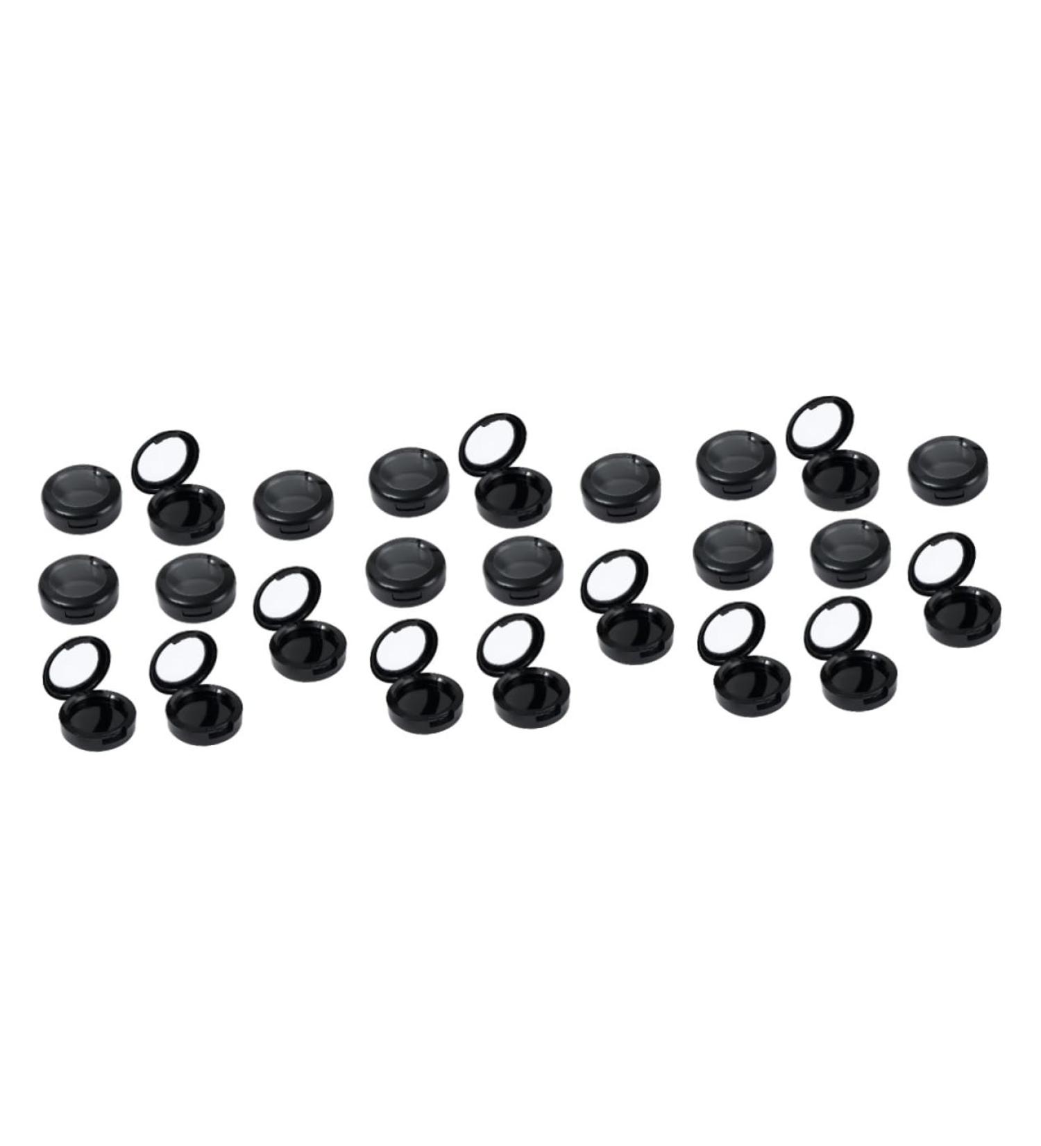 FRCOLOR 24 Pcs Makeup Samples Makeup Eyeshadow Empty Travel Eyeshadow Case Platen D66 Cosmetic Storage Box 3.8*3.8cmx3pcs Blackx3pcs - Buy Online on GoSupps.com