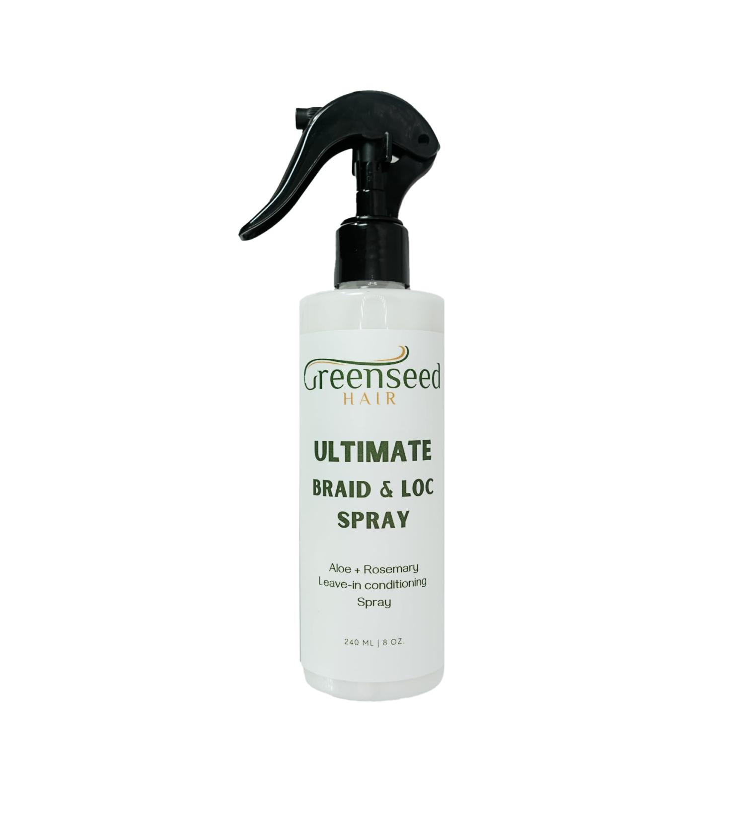 Ultimate Braid and Loc Spray | Leave-In Conditioner & Detangler - 8 oz | Moisturize & Style Effortlessly - Buy Online on GoSupps.com