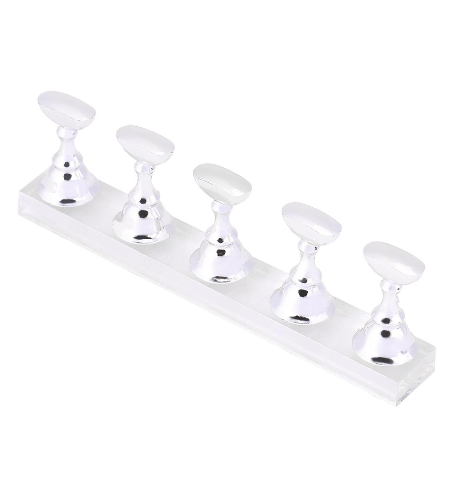 Magnetic Nail Art Practice Stand - 5 Piece Manicure Holder & Tip Display for Perfect Nail Designs - Buy Online on GoSupps.com