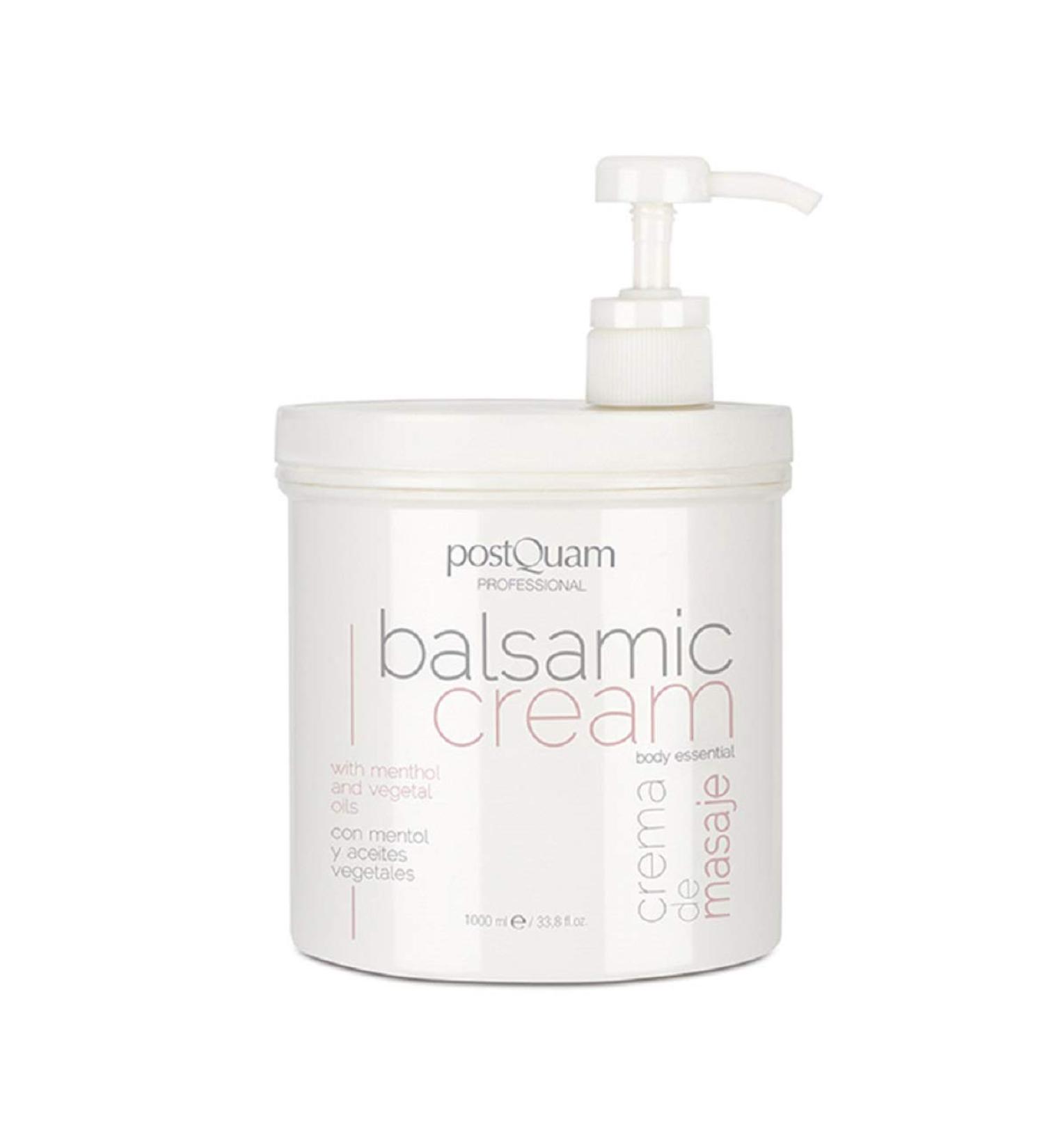 postQuam Professional Balsamic Cream Massage Cream 1000ml - Hydrate & Restore Normal/Mixed Skin - Moisturizer for Vitality & Elasticity - International Shipping Available - Buy Online on GoSupps.com