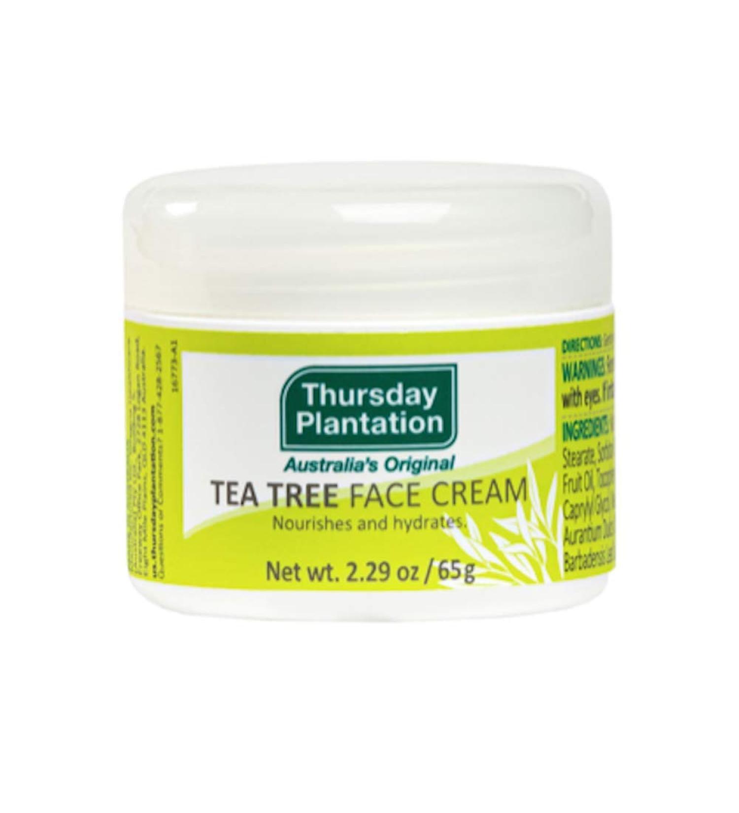 Buy Thursday Plantation Tea Tree Face Cream - Moisturizes & Clears Skin | 2.29 oz - International Shipping Available - Buy Online on GoSupps.com