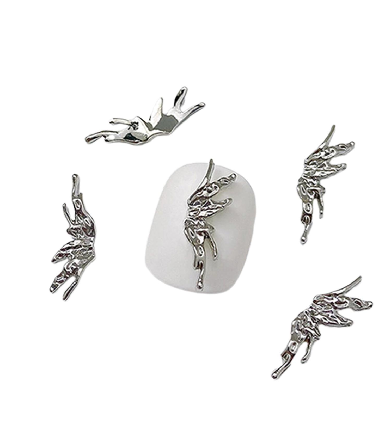 10Pcs 3D Butterfly Nail For Nails Alloy Butterfly Nail Decoration Alloy Nail Butterfly Nail Manicure Accessories Manicure Accessories J - Buy Online on GoSupps.com