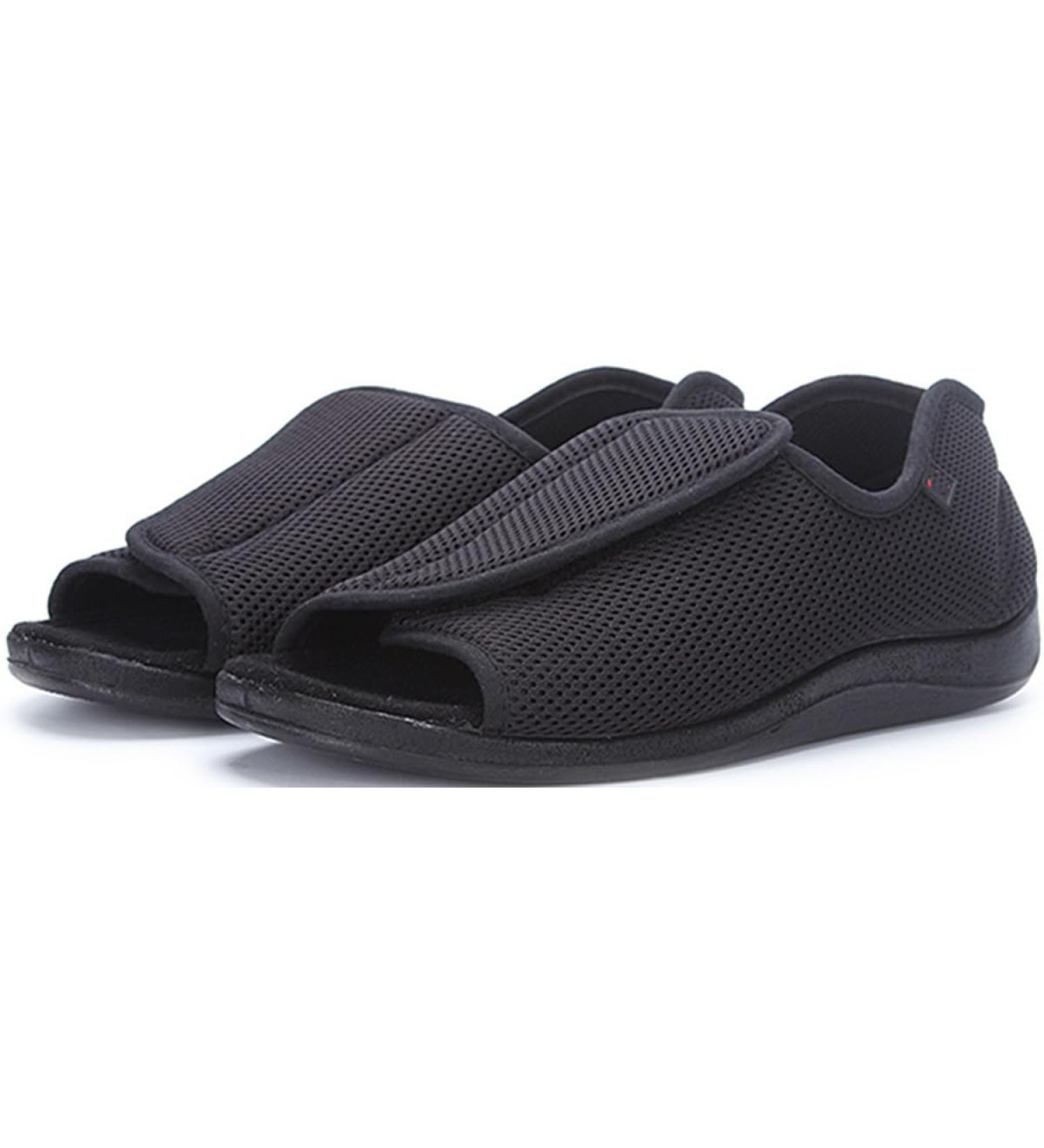 Diabetic Orthopedic Men's Plantar Fasciitis Shoes | Comfortable Slippers for Swollen Feet & Edema - Slip-On Walking Sneakers & Open Toe Sandals - Buy Online on GoSupps.com