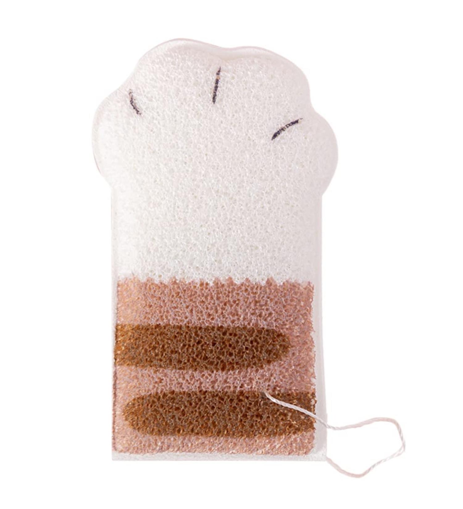 Lurrose Animal Bath Mitt Bath Cotton Cat Claw Bath Pouf Bath sponges for Shower Scrubber exfoliating loofah Sponge Bath Shower Mitt Dead Hydrophilic Polyurethane Toddler Bath Flower - Buy Online on GoSupps.com