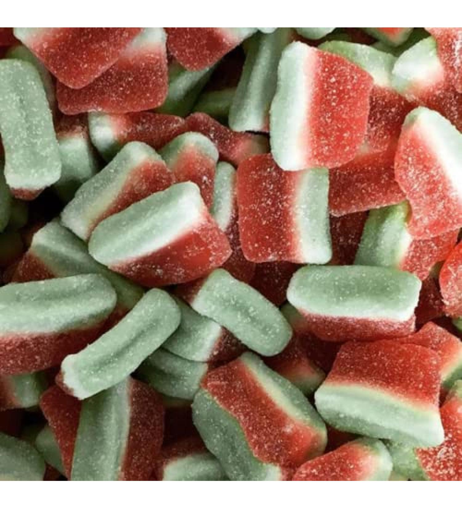 Watermelon Fizzy Slices 1kg Sweets Sharing Bag Retro Pick N Mix