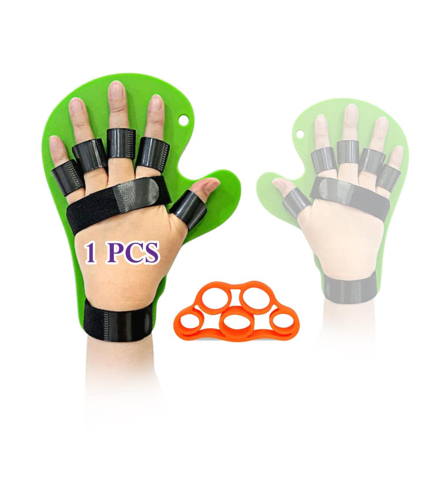KAVIL Hand Brace Splint for Stroke Recovery Finger Straightener Extender with Support for Right or Left Hand - Buy Online on GoSupps.com