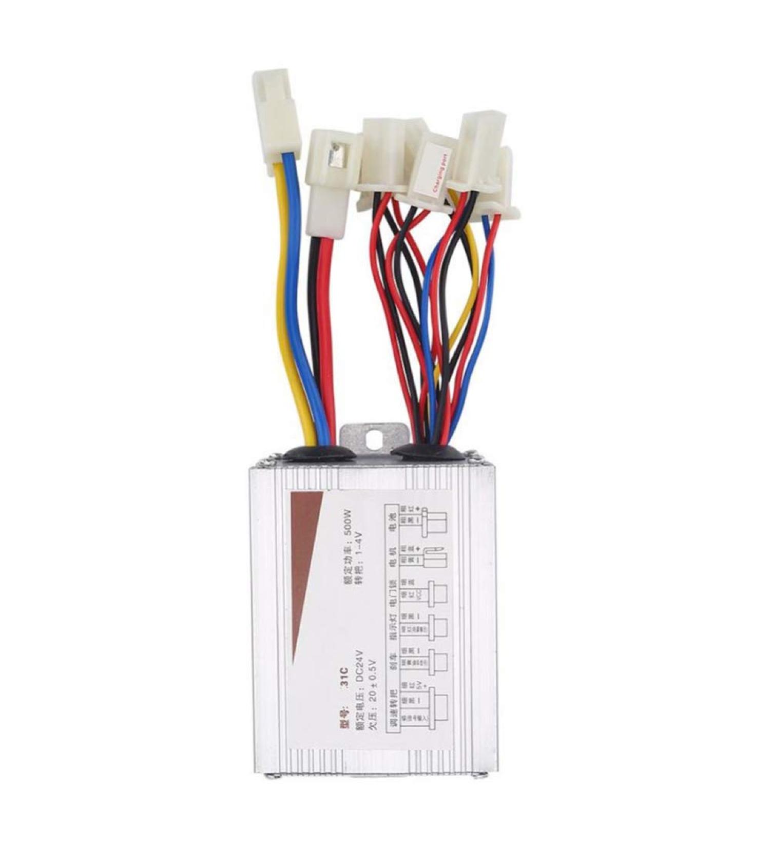 LIZHOUMIL DC Electric Bike Motor Brushed Controller Box - 500/800W, 12V/24V/36V/48V - E-Bike Accessory - Buy Online on GoSupps.com
