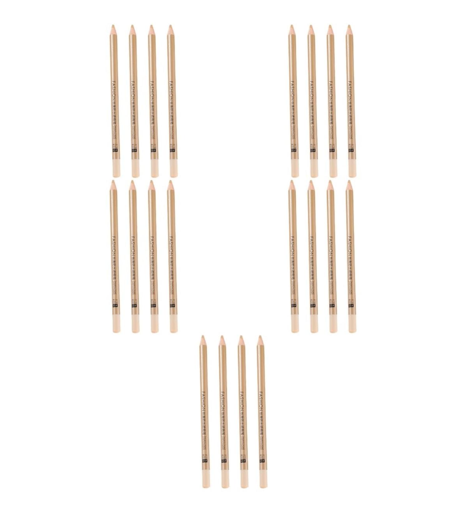 Beaupretty 20Pcs Concealer Pen Concealer Pencil Concealer for Dark Circles Pot Concealer Women Concealer for Men Concealer Stick Freckle Removal Cosmetics White Wooden - Buy Online on GoSupps.com