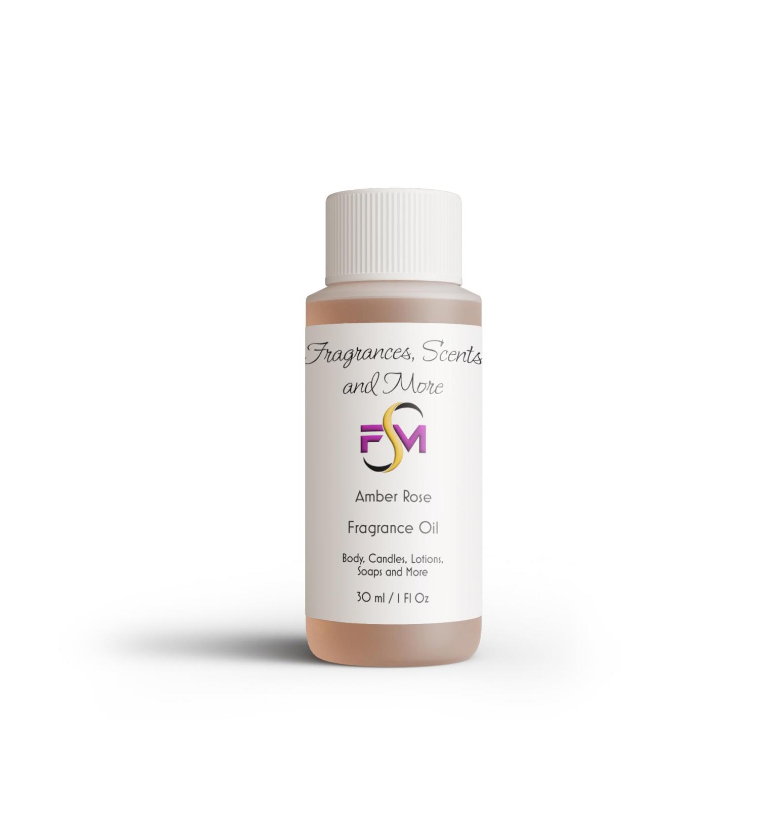 Fragrances Scents and More Amber Rose Fragrance Oil - 1 Fl Oz Plastic Bottle (30ml) - Buy Online on GoSupps.com
