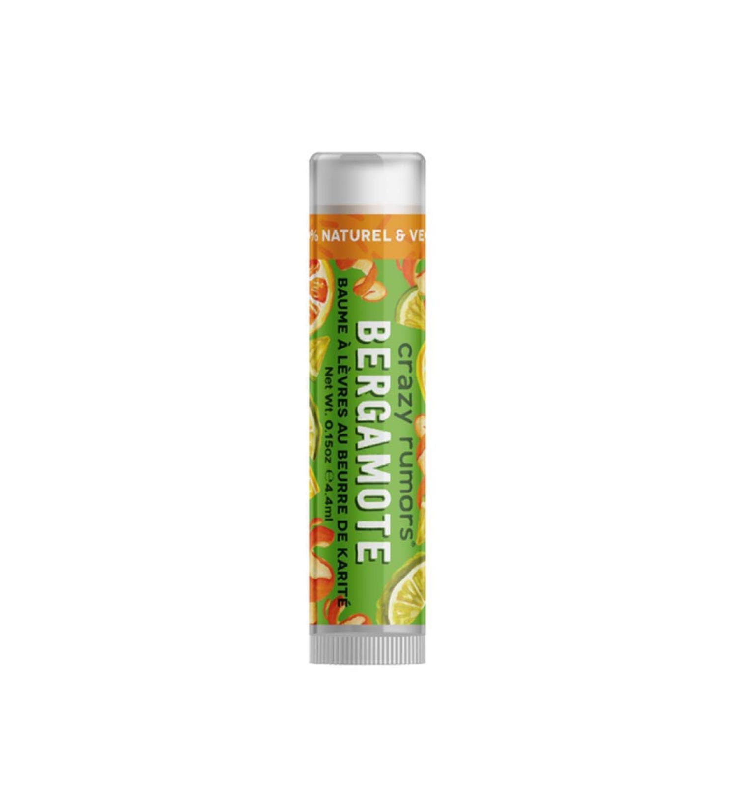 Crazy Rumors Bergamot Lip Balm/100% Natural/Vegan Lip Balm - Buy Online on GoSupps.com
