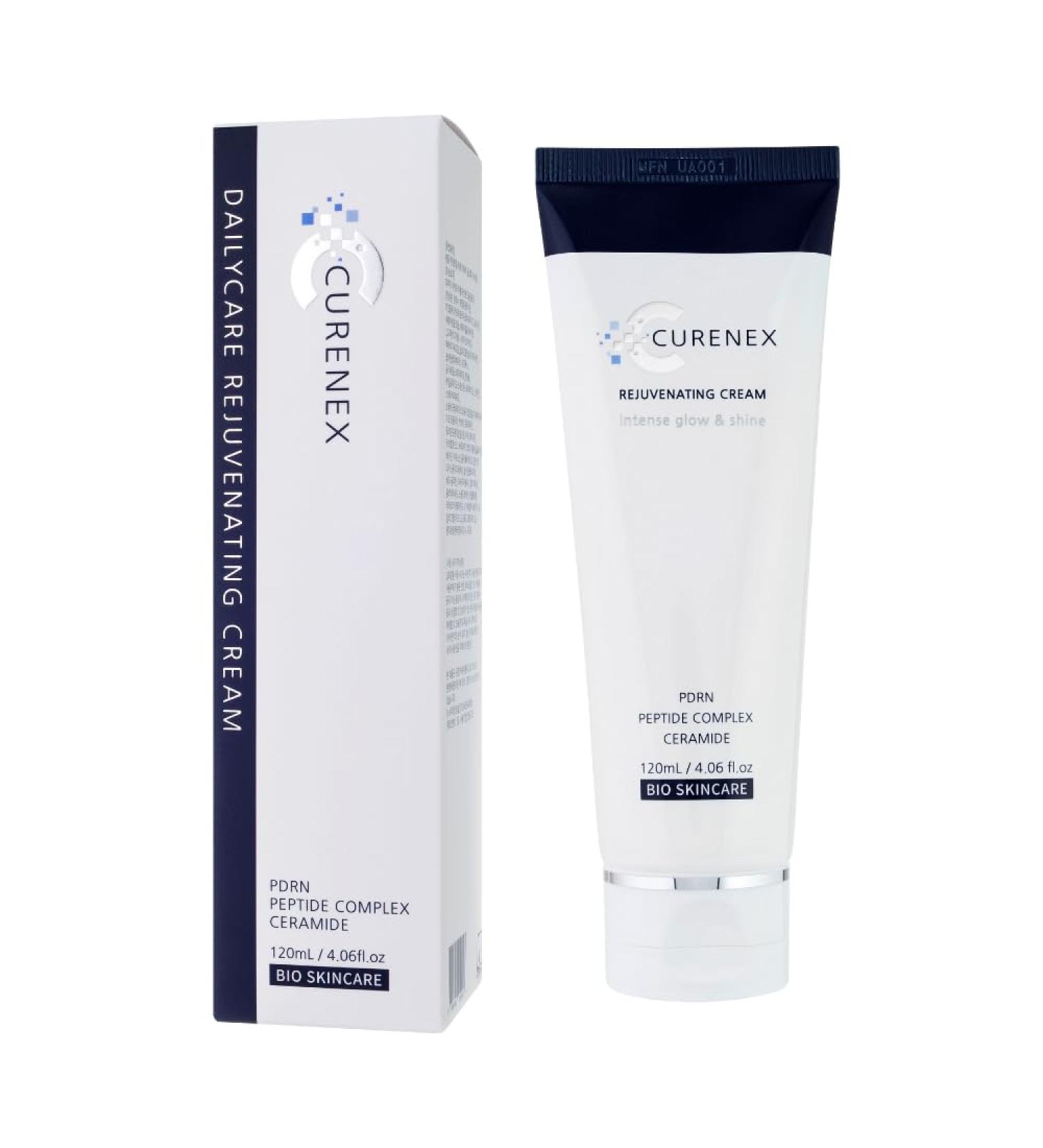 CURENEX Rejuvenating Cream Hydrating & Brightening Daily Moisturizer with PDRN, Peptides & Ceramides 4.06 fl.oz - Buy Online on GoSupps.com