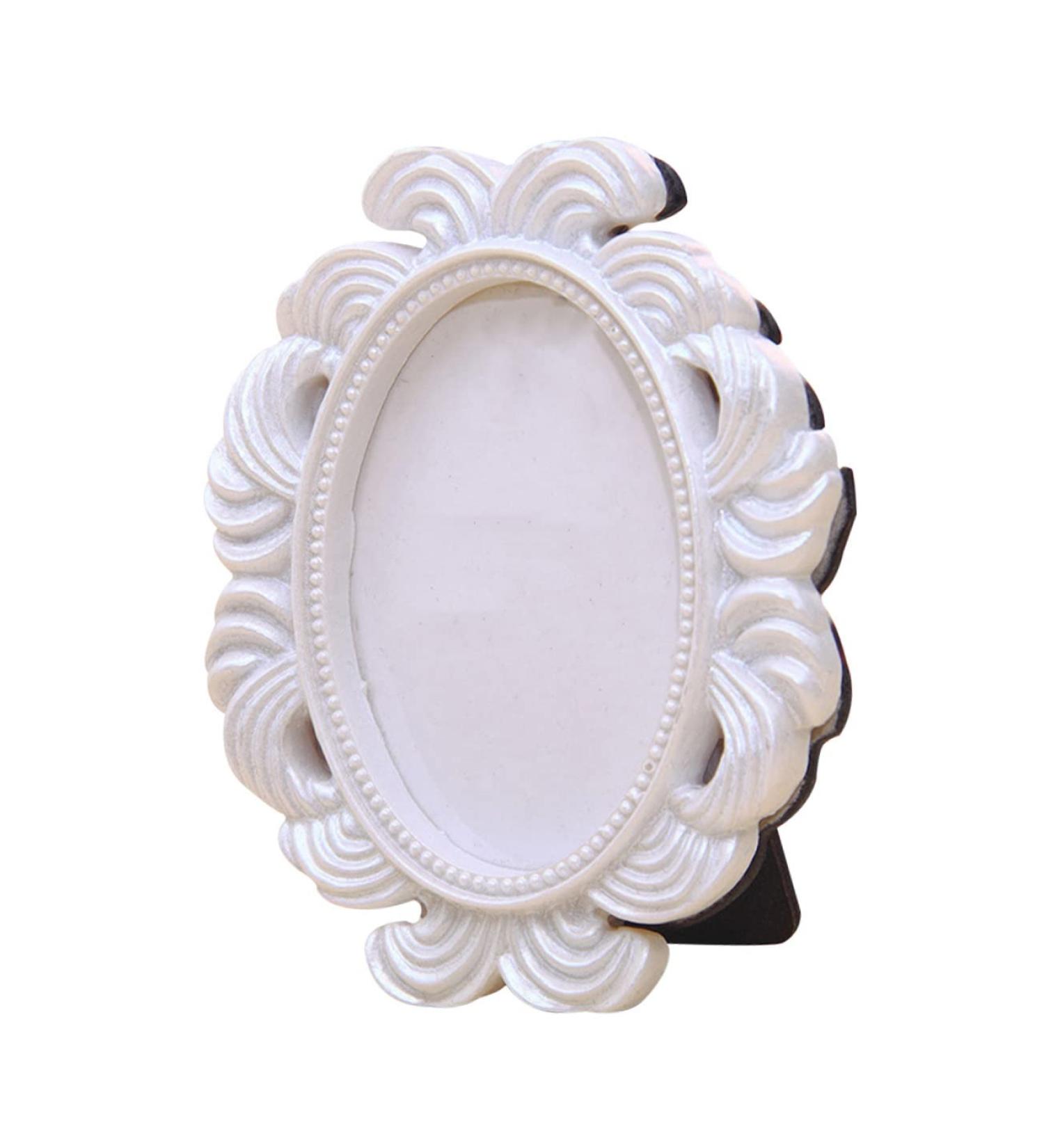 FRCOLOR Nail Display Frame Small Photo Frame Retro Photo Frame Antique Picture Frames Rustic Picture Frame Retro Picture Frame Gold Trim Nail Showing Stands White Sample Acrylic Resin - Buy Online on GoSupps.com