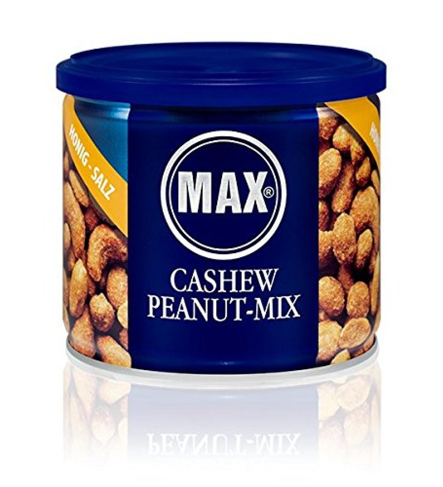 MAX Cashew Peanut Mix 8-Pack of Salt and Honey Sachets