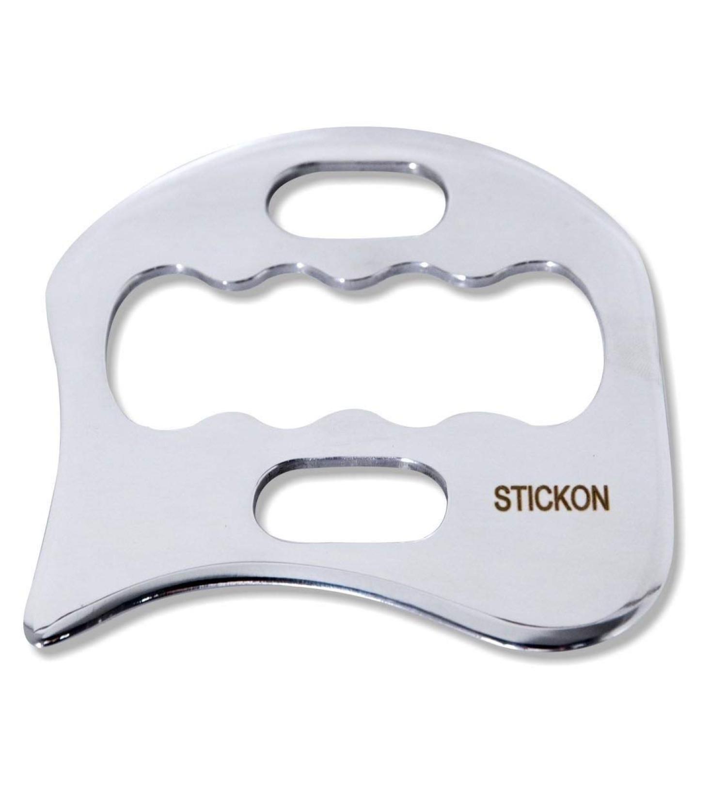 Tansozer Gua Sha Scraper Massage Tool Medical Grade Stainless Steel Scraping Massage Tool Fascia Style C