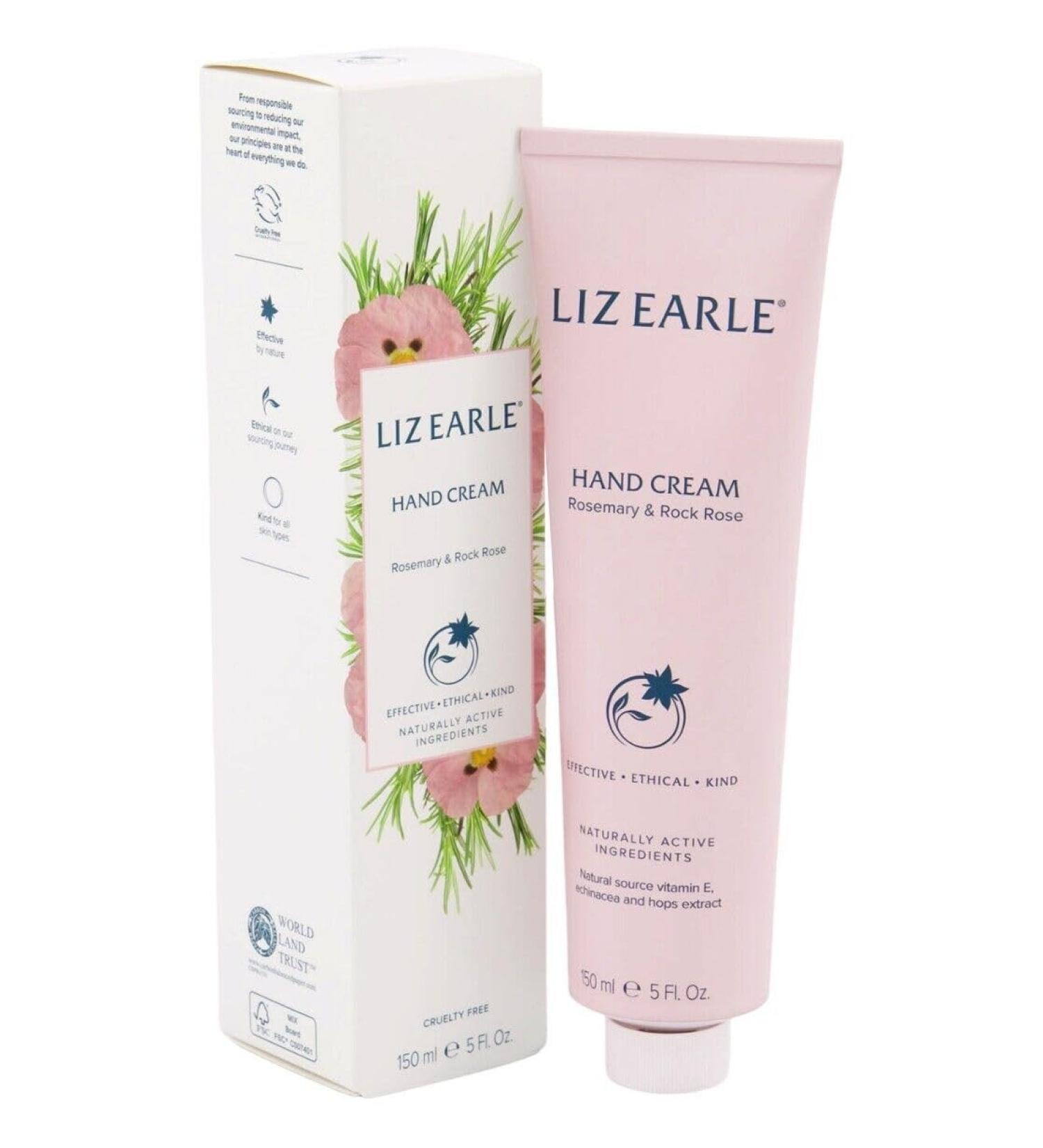 Liz Earle Rosemary & Rock Rose Hand Cream Boxed 150ml Limited Edition