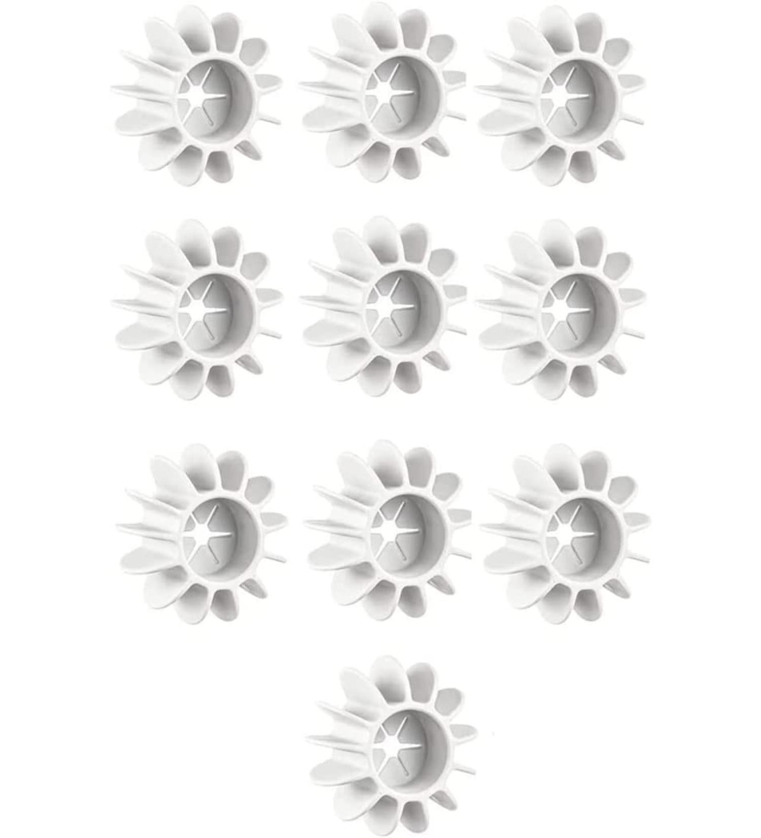 10Pcs Anti-Winding Washing Machine Ball Laundry Ball Laundry Dryer Balls Reusable Silicone Soft Washing Balls Alternative for Quick Washing Washing Machine (White) - Buy Online on GoSupps.com