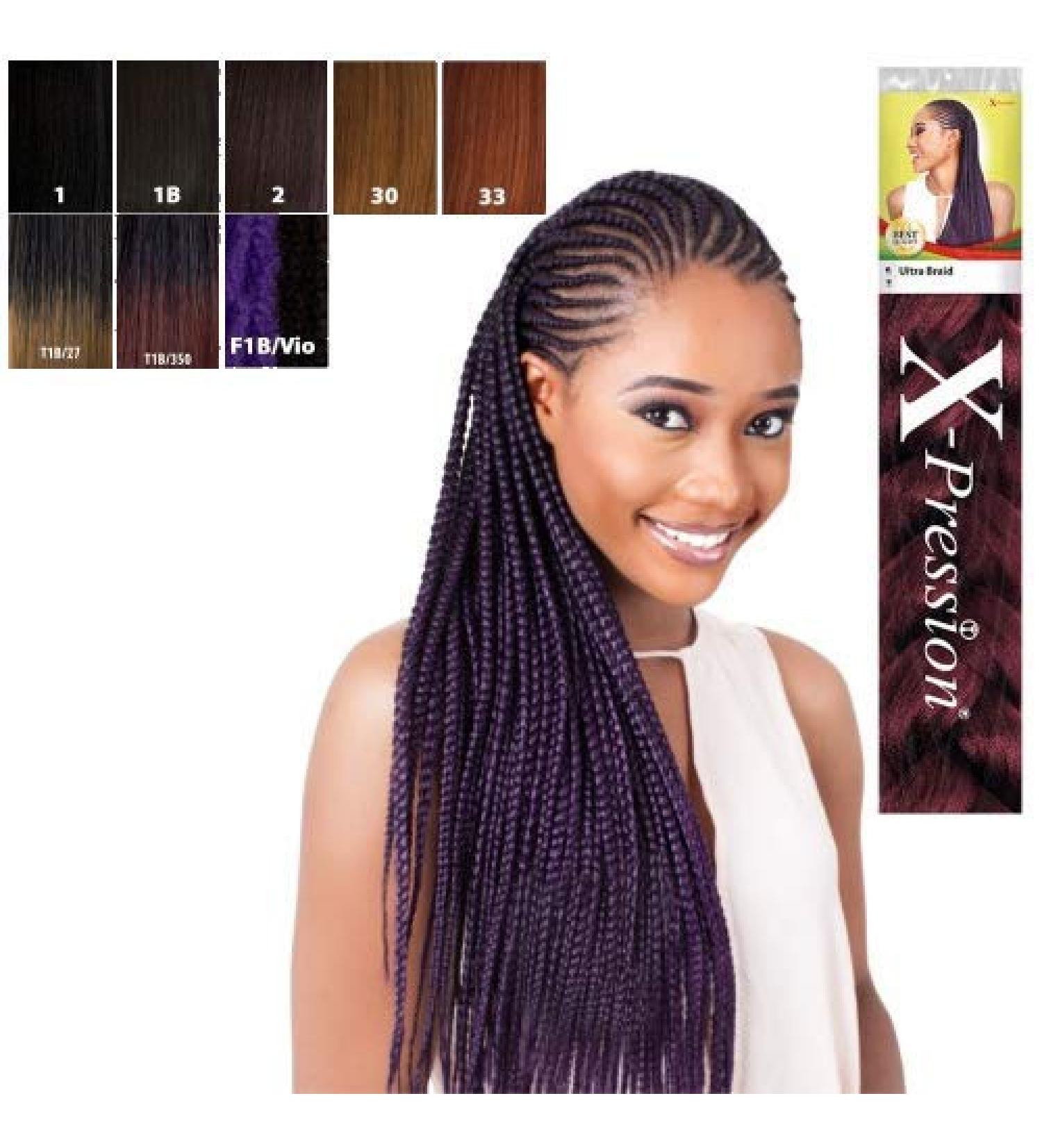 X-PRESSION - Kanekalon Ultra braid Color 350 (Copper) - Pack of 3 350 (Copper Pack of 3 - Buy Online on GoSupps.com