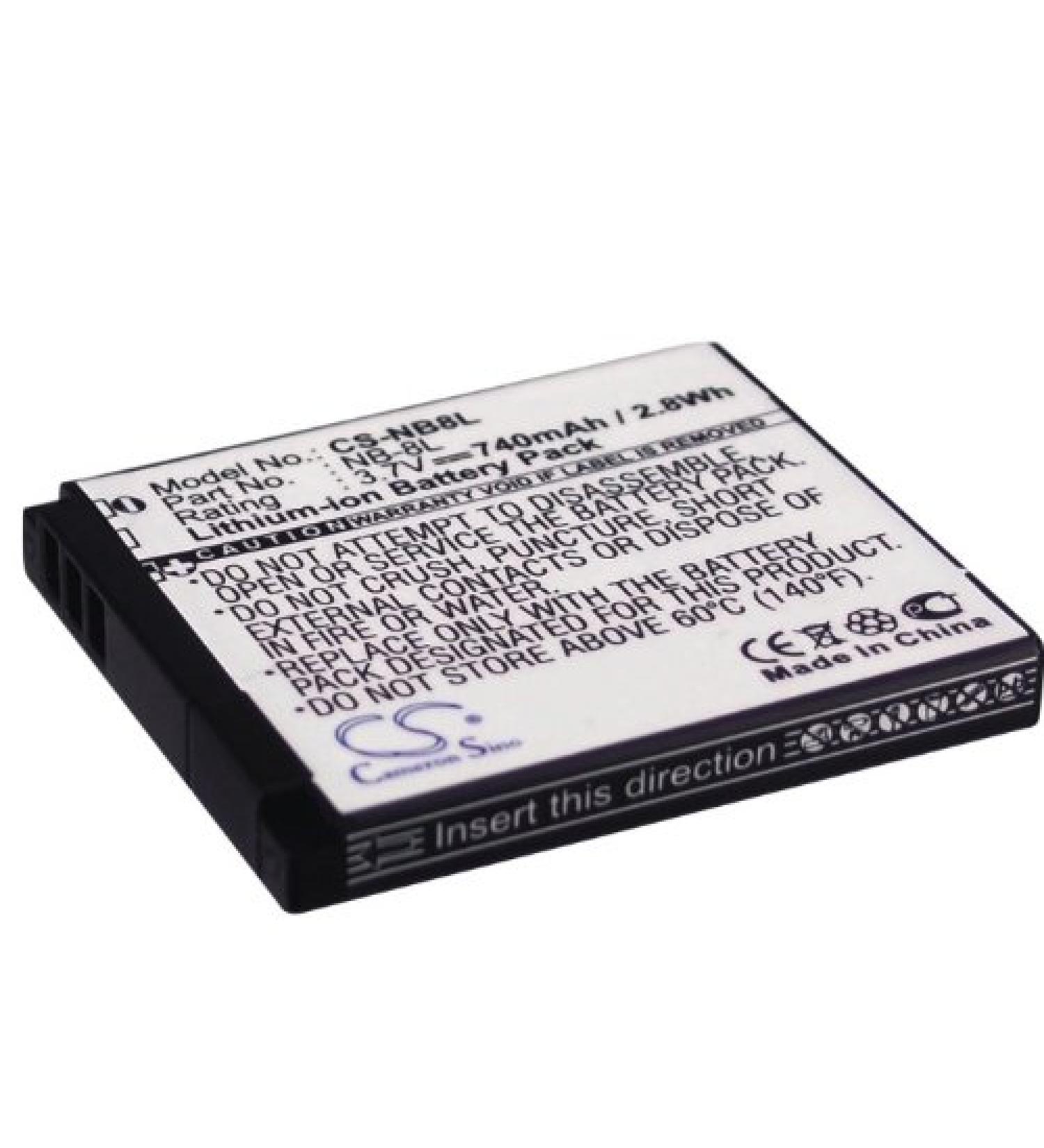 Buy NB-8L Battery Replacement for Canon PowerShot A2200 A3000 A3100 - International Shipping Available - Buy Online on GoSupps.com