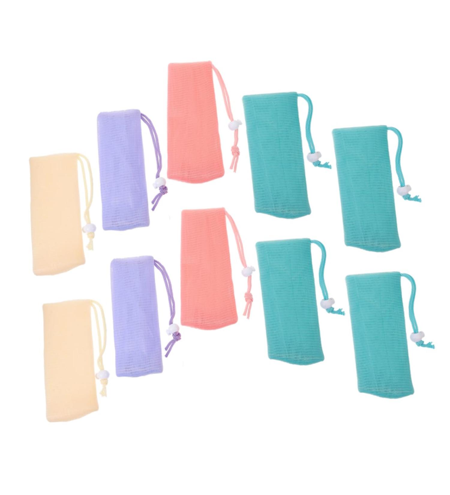 Healeved 16pcs Soap Net Storage Shampoo Face Soap Bar Pouch Bar Soap Scrubber Pouch Soap Pouch Pe - Buy Online on GoSupps.com
