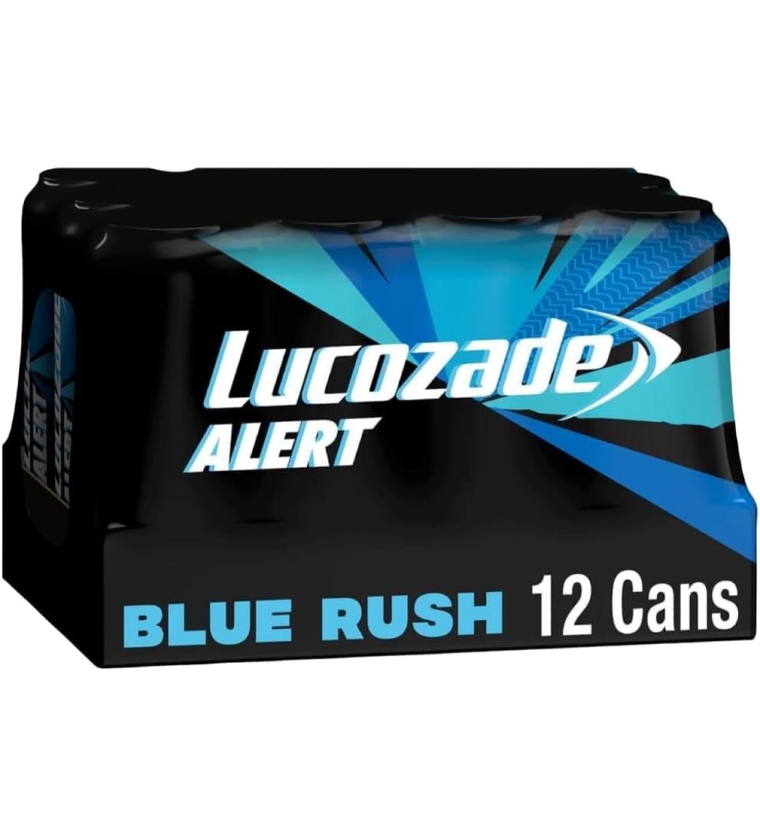 New Alert Blue Rush Energy Drink 24 x 500ml Cans (24 x 500ml Blue Rush) Blue Rush 24 x 500ml