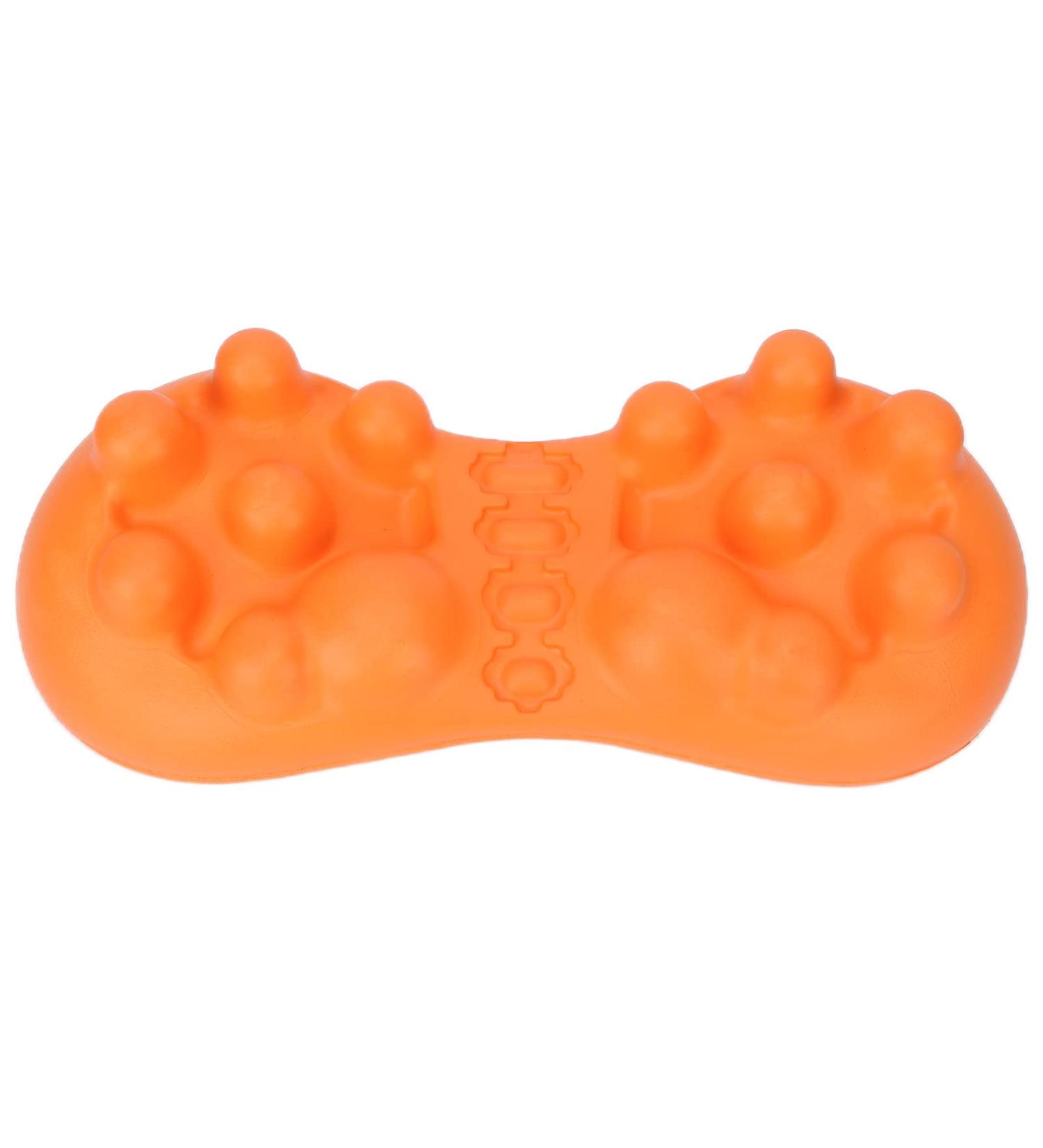 Foojo Acupressure Neck Relief Cushion - Professional Cervical Massage & Traction Device for Neck & Shoulder Pain Relief - Orange - Buy Online on GoSupps.com
