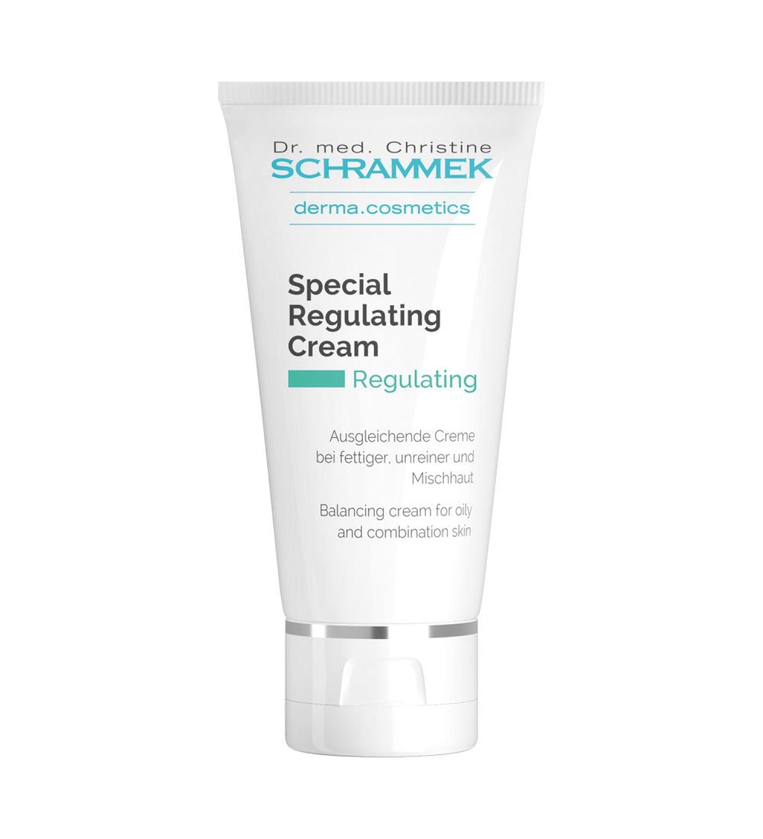 Schrammek Special Regulating Cream (1.7 fl oz) - For Oily & Mixed Skin - Aloe Vera & Vitamin E - Face Moisturizer & Face Cream - Skin Care - Dr
