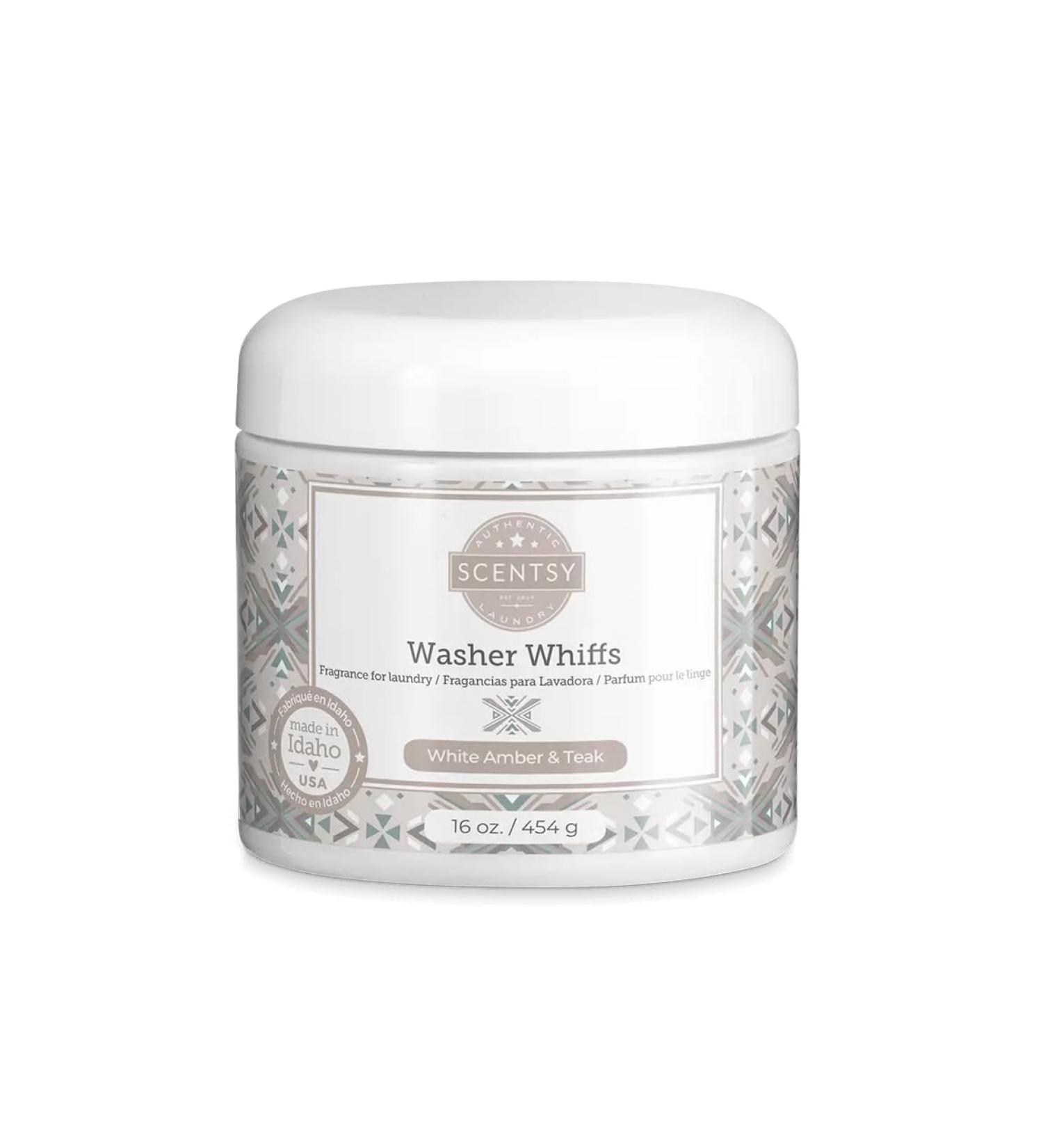 Washer Whiffs (16oz White Amber & Teak) White Amber & Teak 3 Pound (Pack of 1)