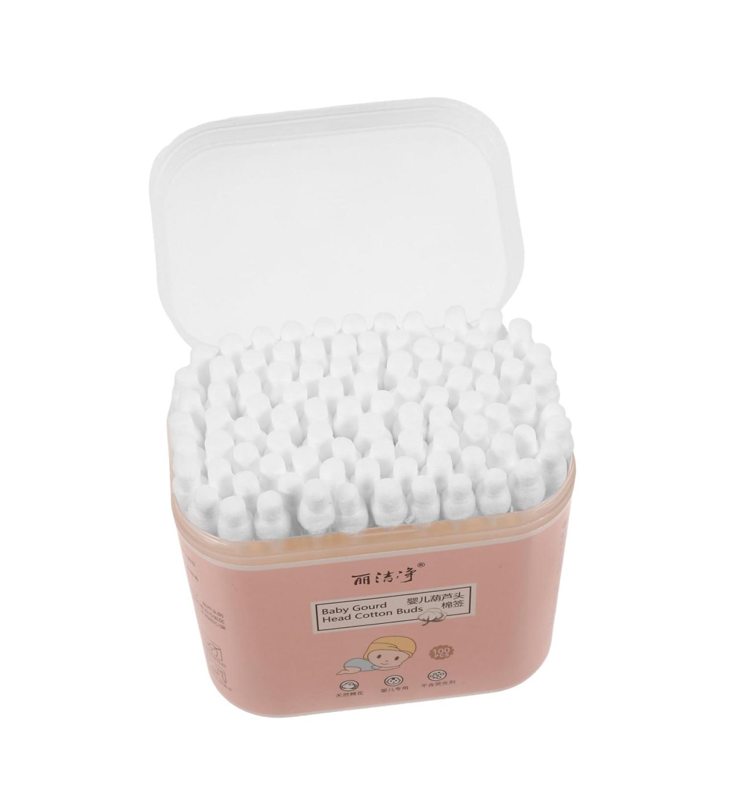 Buy Minkissy 4 Boxes Double Ended Cotton Swabs - Perfect Newborn & Toddler Care Products | International Shipping Available - Buy Online on GoSupps.com