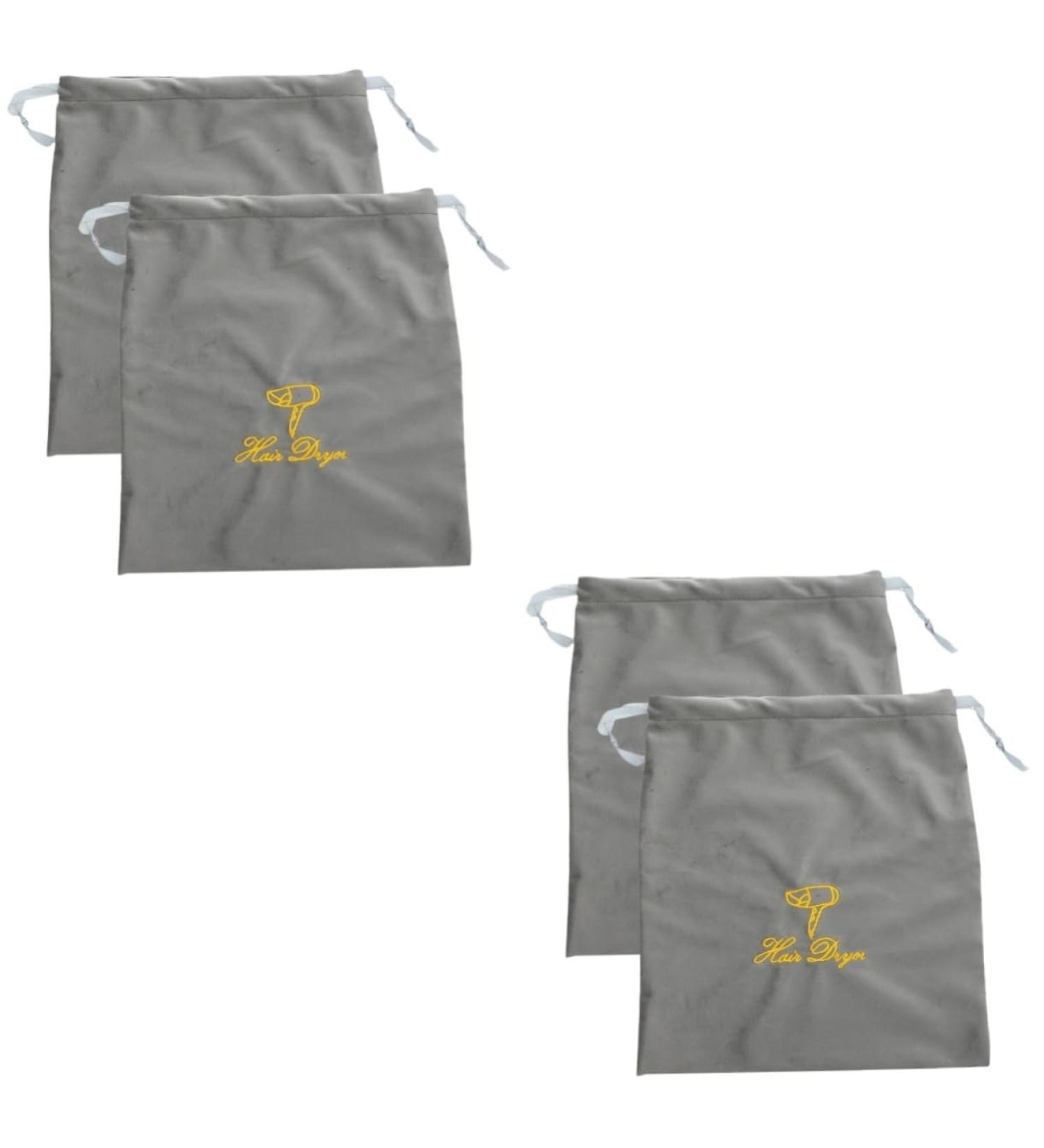 Baluue 4 Pcs Travel Hair Dryer Bag Hair Dryer Storage Bags Grey Travel Hair Dryer 35.00X30.00X0.50CMx2pcs Greyx2pcs - Buy Online on GoSupps.com