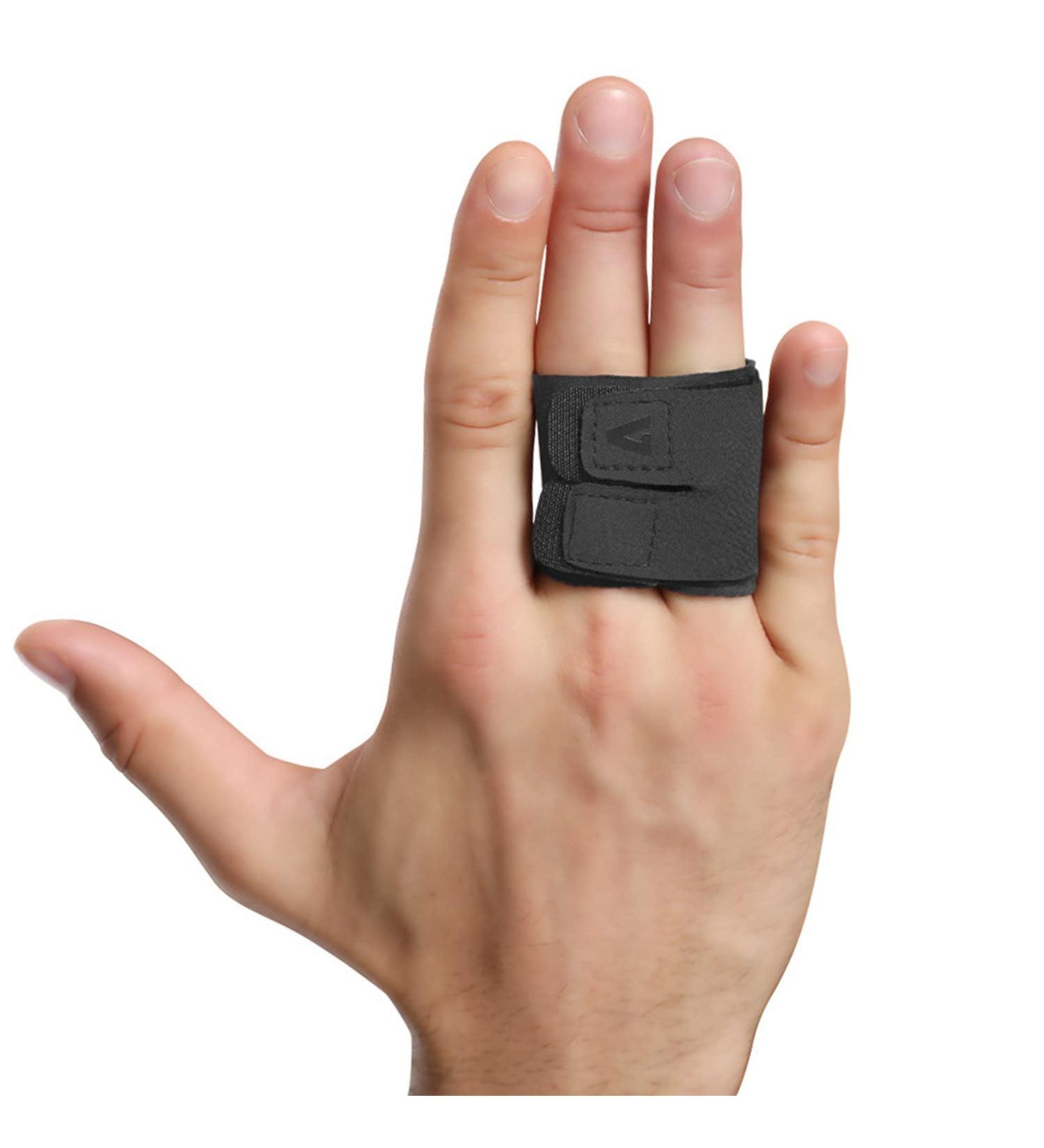 Milec Finger Splint Buddy Wraps - Adjustable Compression Support Sleeves for Trigger Finger, Arthritis, and Sport Injuries - Buy Online on GoSupps.com