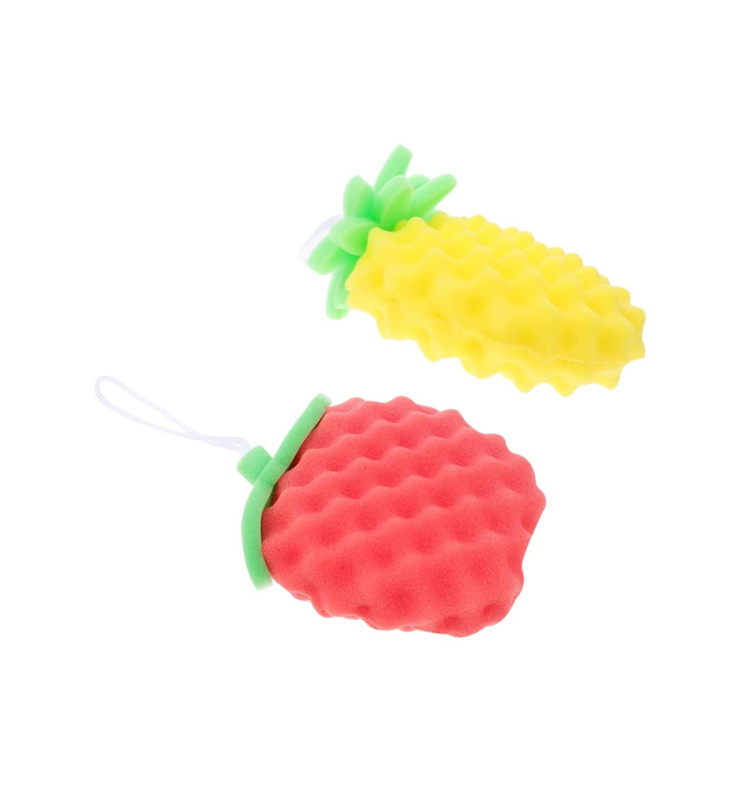 Hemoton 2pcs Bath Back Sponge & Face Sponge Set - Kids & Toddler Body Wash Scrubber for Baby Summer - Exfoliating Mesh Bath Sponge Supply - Buy Online on GoSupps.com