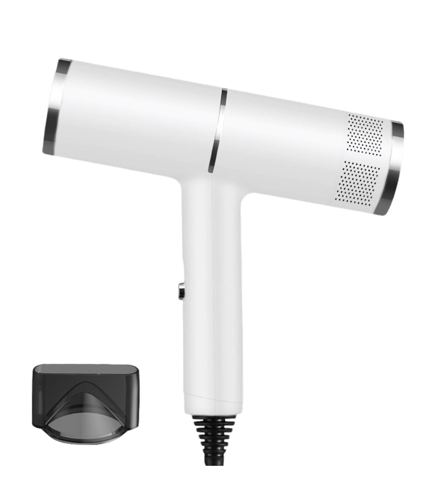 Hair Dryer High Fast Hair Dryer 3 Levels Temperature Dry Hair Dryer 800w Heat Resistant Conditioning Hair Dryer Lightweight Blower Hair Dryer with Styling Nozzle Blow Dryer for Women White - Buy Online on GoSupps.com