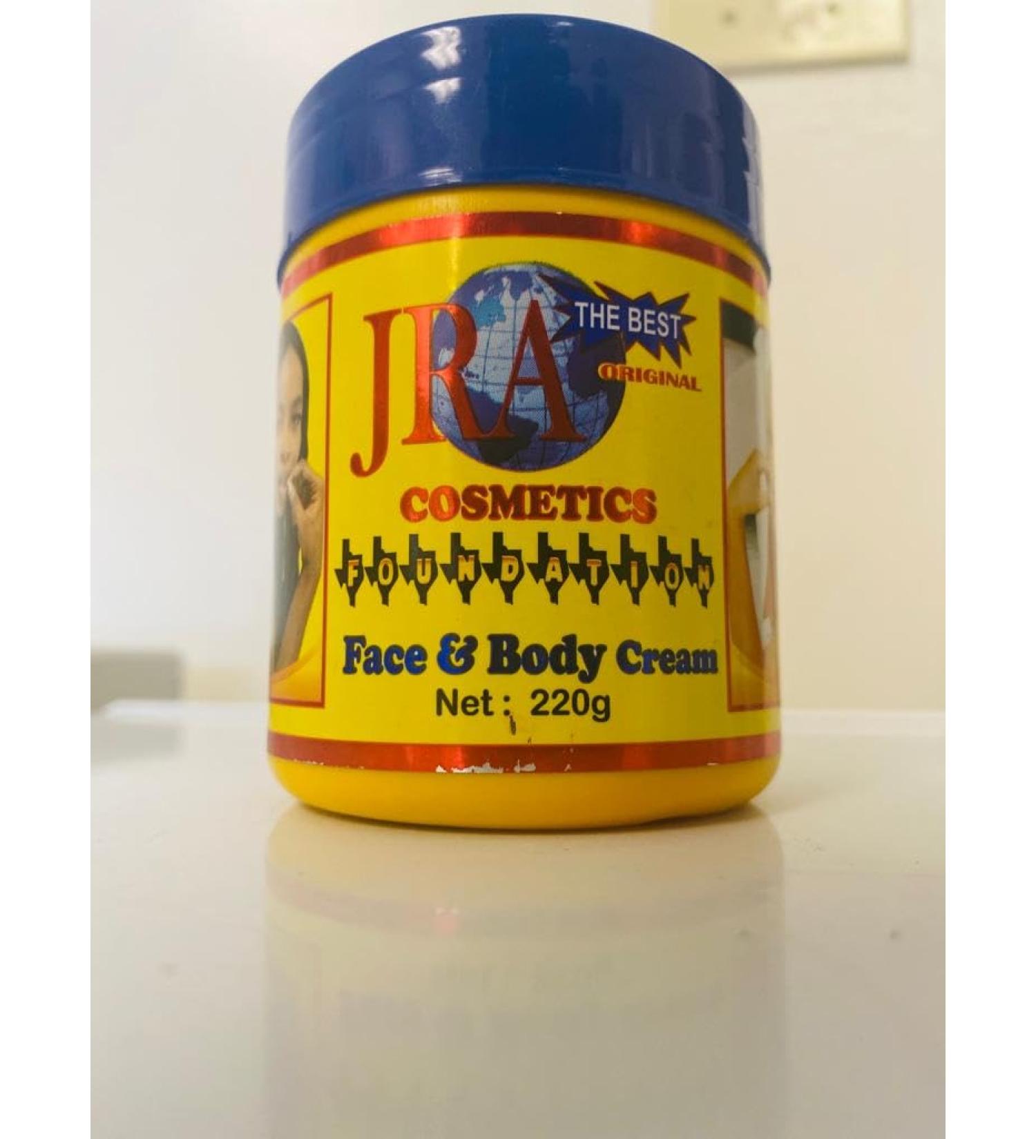 JRA Cosmetics Body & Face Cream 220G - Moisturizing & Nourishing Skincare | International Shipping Available - Buy Online on GoSupps.com