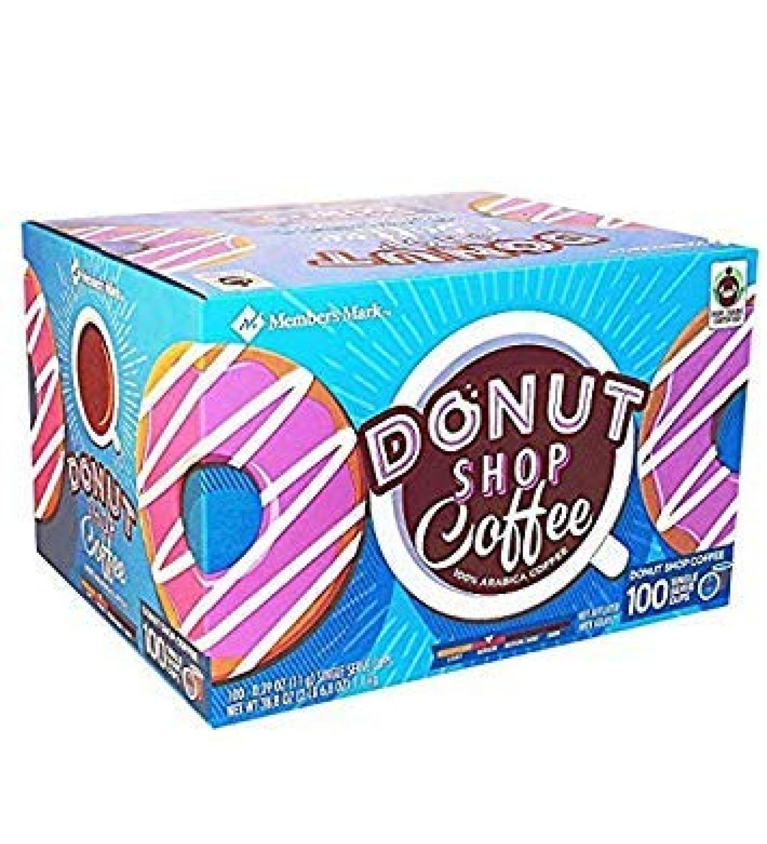 Member's Mark Donut Shop Coffee (100 single-serve cups) x2