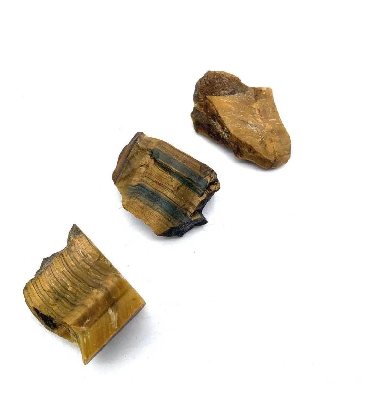 Natural Crystal 500g Natural Raw Gem Yellow Tiger Eye Crystal Material Full of Texture - Buy Online on GoSupps.com