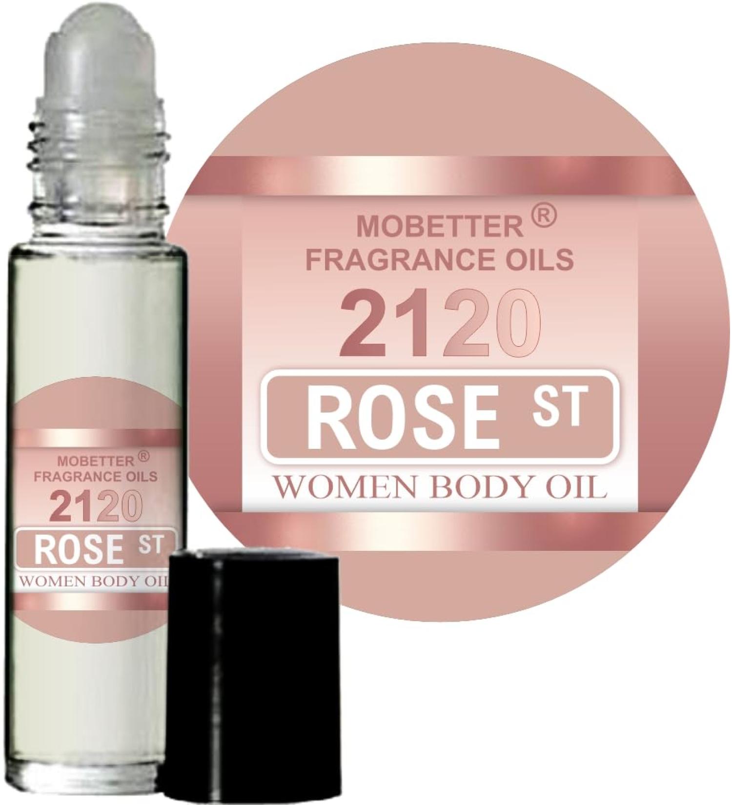 MOBETTER FRAGRANCE OILS 2120 Rose Street Women Perfume Body Oil (.33 Fluid oz 2120 Rose Street) 0.33 Fl Oz (Pack of 1) 2120 Rose Street