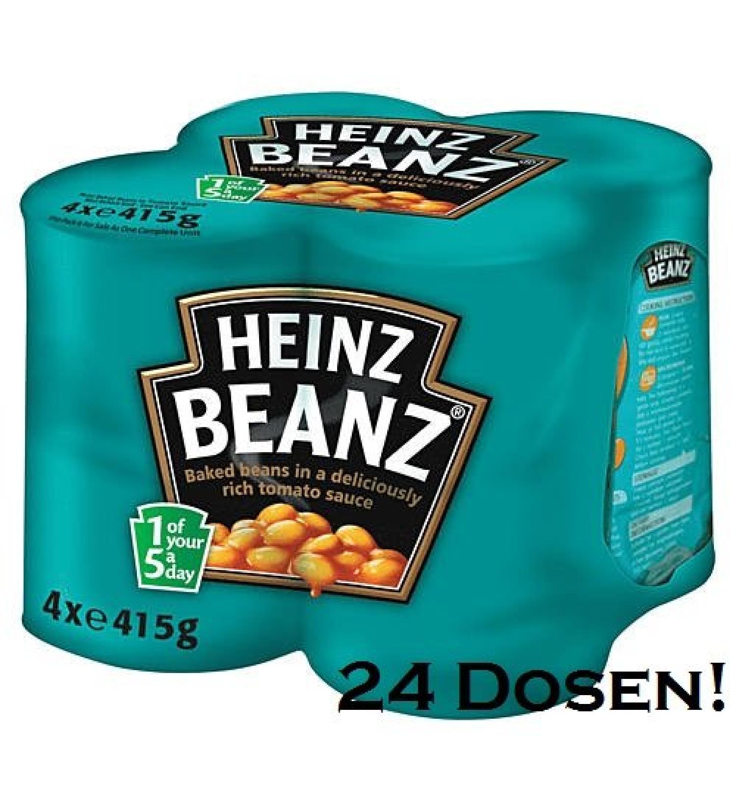 Heinz Baked Beans 6 x 4 x 415 g Importation britannique 415 g (Lot de 24)