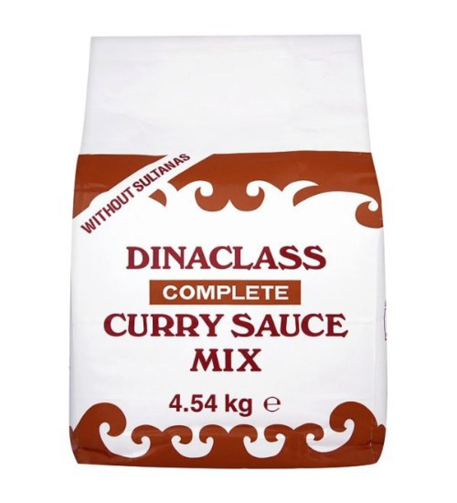 Dinaclass Curry Sauce No Sultanas 1 x 4.54kg - Buy Online on GoSupps.com