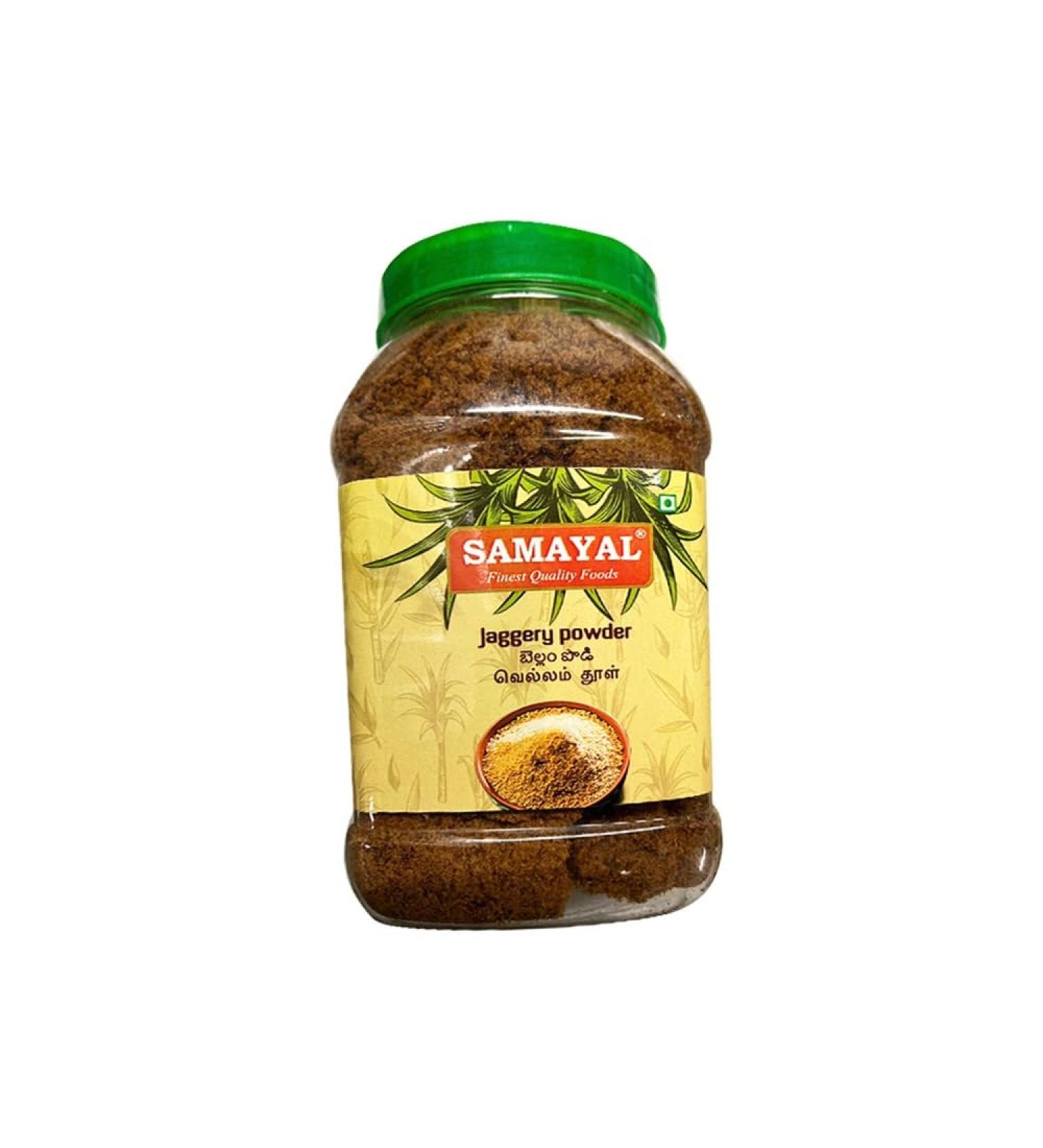 Samayal Jaggery Powder | 1KG | Natural Sweetener | No Preservatives Added | Jaggery Powder |Hand Crushed Gur Powder |Gluten Free |Indian Origin - Buy Online on GoSupps.com