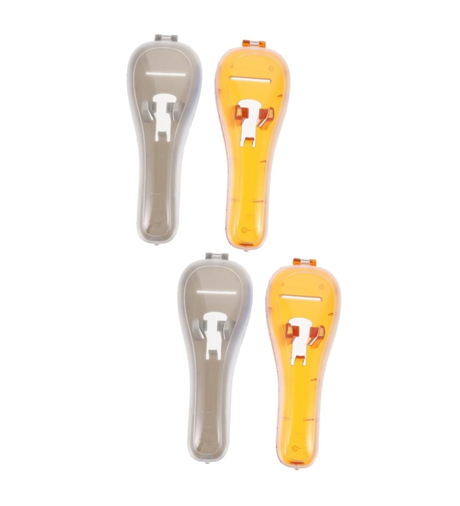 Housoutil 4-Piece Razor Storage Box & Travel Case | Portable Protective Bag for Manual Razors | Orange | International Shipping Available - Buy Online on GoSupps.com