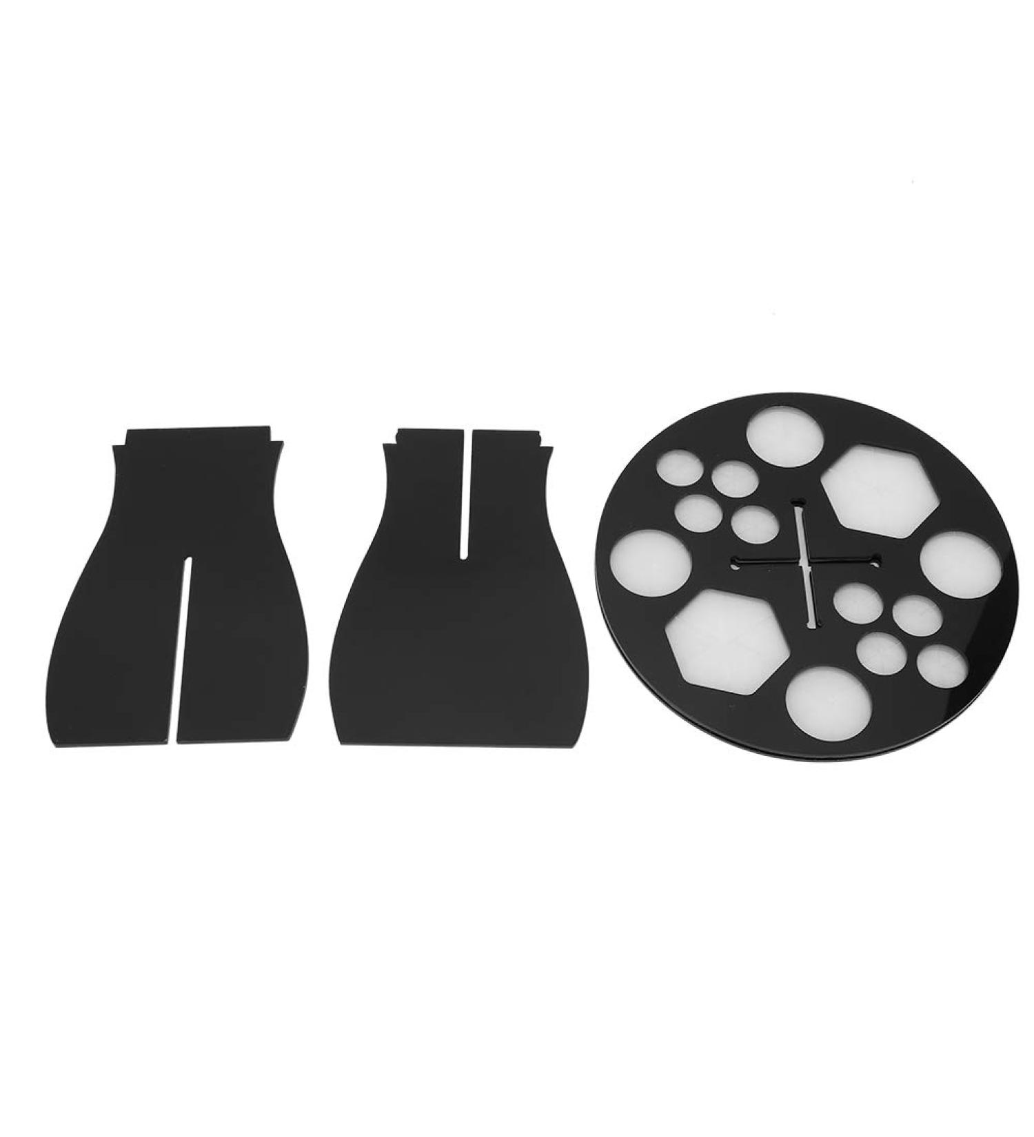 Portable Makeup Brush Drying Rack | 14 Holes Acrylic Holder for Nail & Paint Brushes | Essential Storage for Makeup Artists & Lovers - Buy Online on GoSupps.com