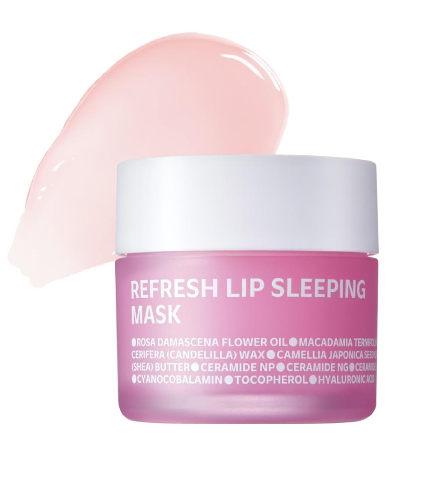 ISOI Refresh Lip Sleeping Mask Overnight Hydrating Lip Treatment with 4X Ceramide & Botanical Oils Korean Lip Care (0.88 oz 25g) - Buy Online on GoSupps.com
