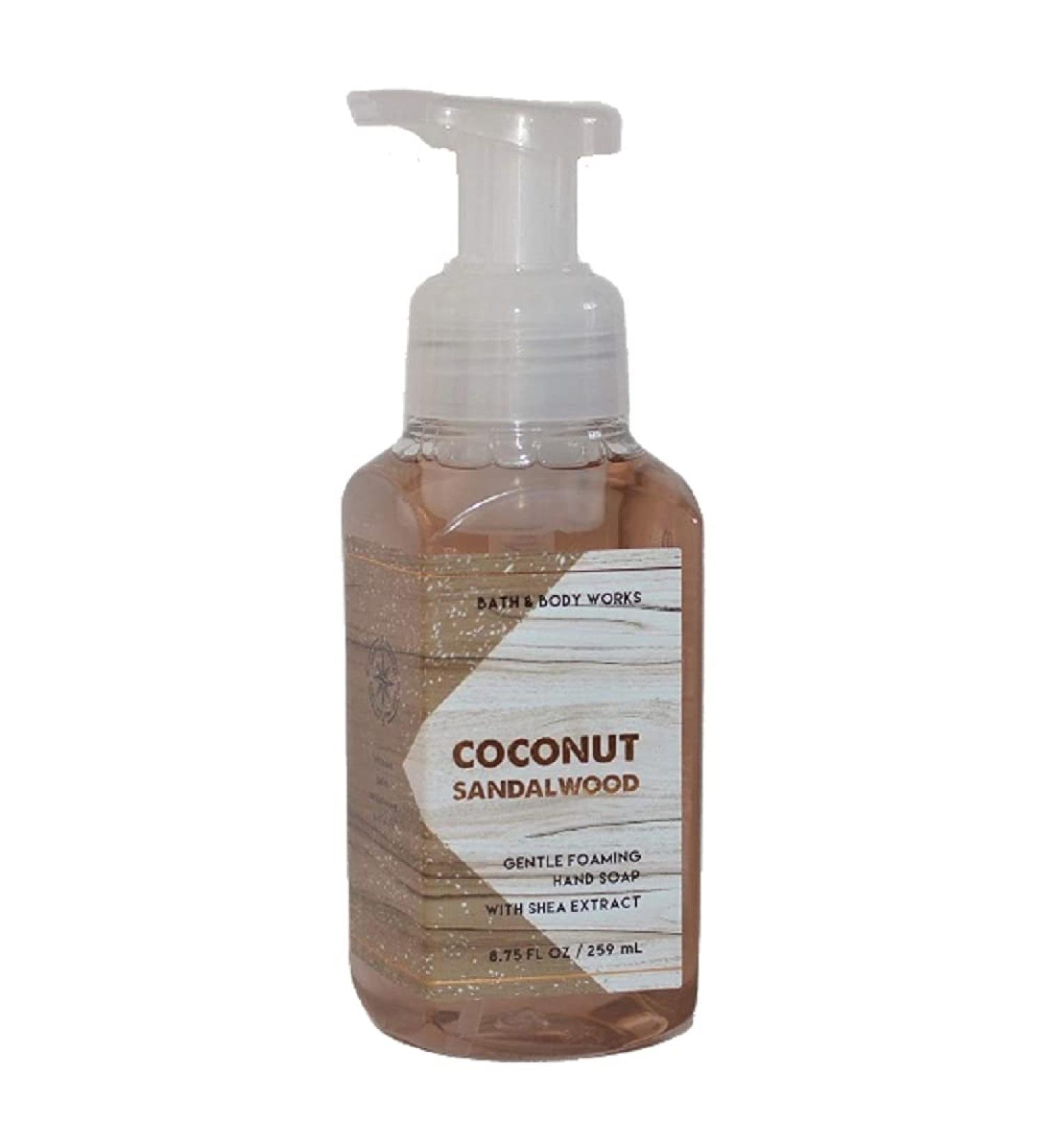 Bath & Body Works Gentle Foaming Hand Soap Coconut Sandalwood | Nourishing Hydrating & International Shipping Available - Buy Online on GoSupps.com