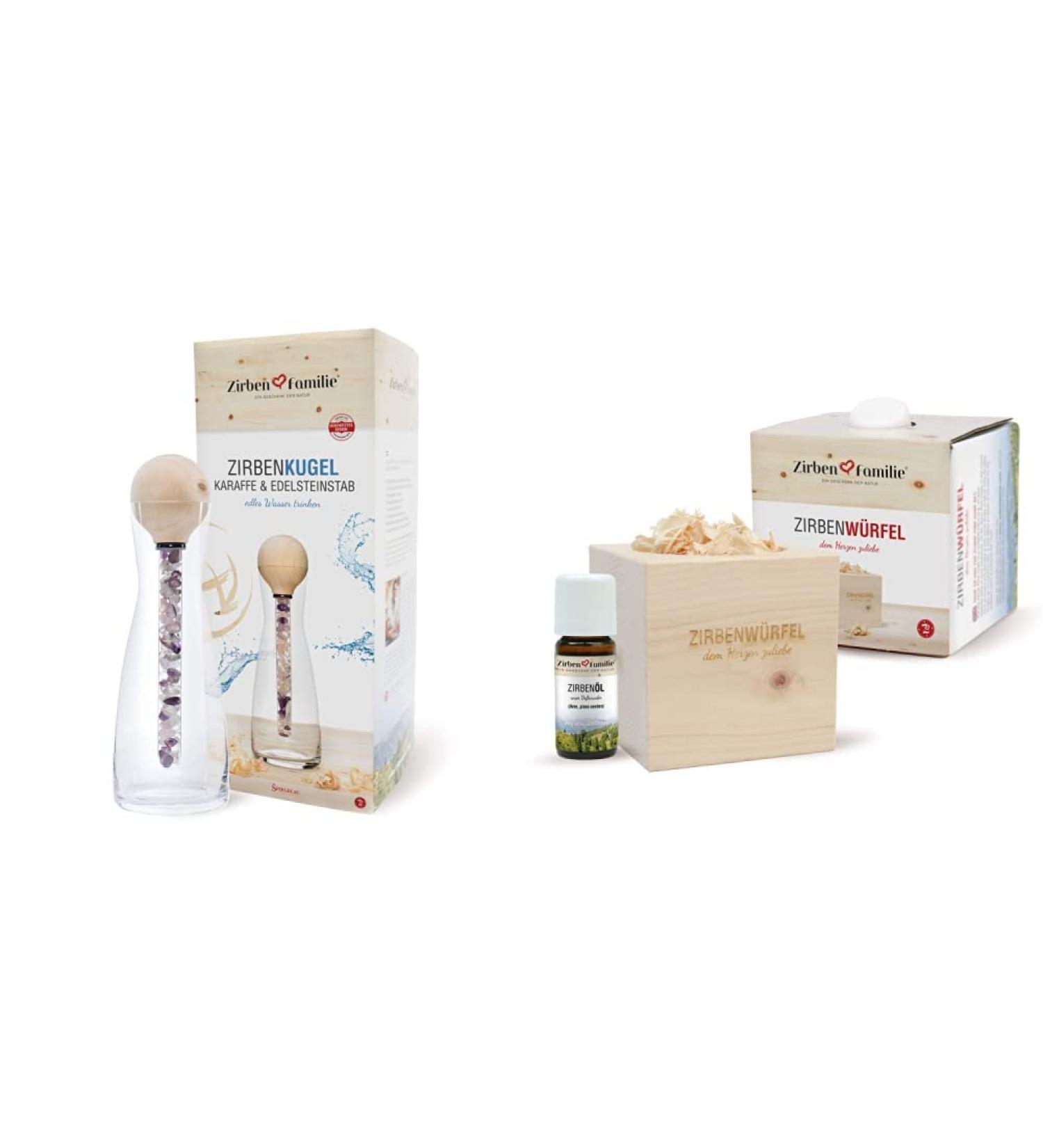 Original Stone Ball Gemstone Set | Natural Aroma Diffuser & Stone Pine Oil | Unique Swiss Stone Pine Scent - Perfect for Home & Hospitality - Buy Online on GoSupps.com