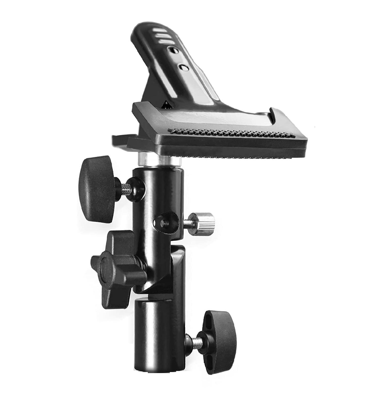 QYXINC Heavy Duty Metal Clamp Holder for Light Stand - Photo Video Studio Reflector Holder for Lighting Reflector Diffuser - Buy Online on GoSupps.com